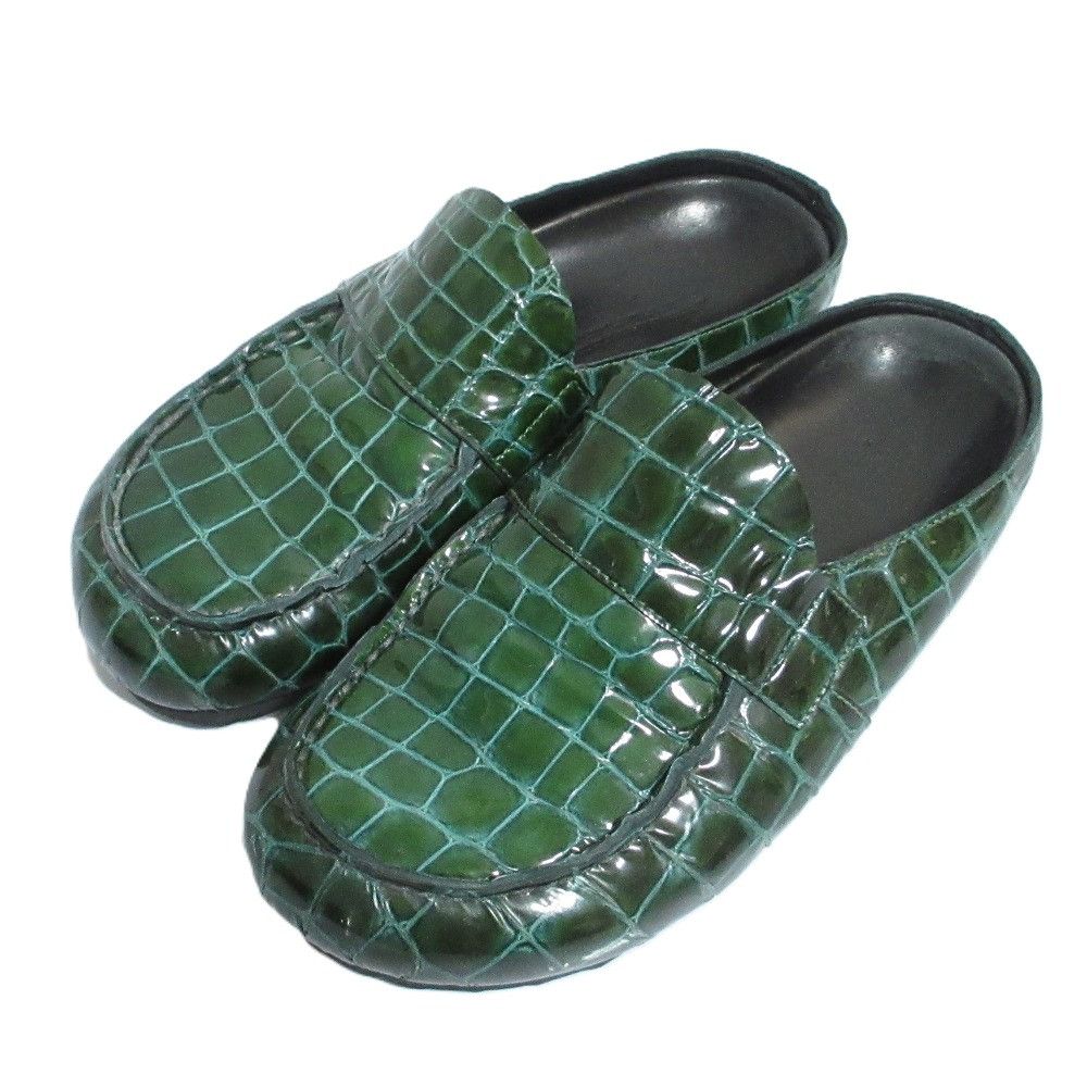 Other Other Pierre Hardy Croco Embossed Loafer Sandals Leather Shoes DUTY FREE for USA Size ONE SIZE - 1 Thumbnail