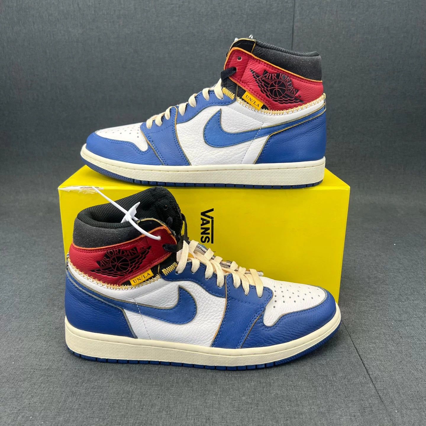 Nike Air Jordan 1 x Union Blue 42.5 Mint (Box included) Size US 9.5 / EU 42-43 - 2 Thumbnail
