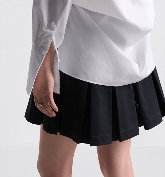 Dior o1w1db10925 447J08 Sailor Mini Skirt in Blue Size 30" / US 8 / IT 44 - 7 Thumbnail