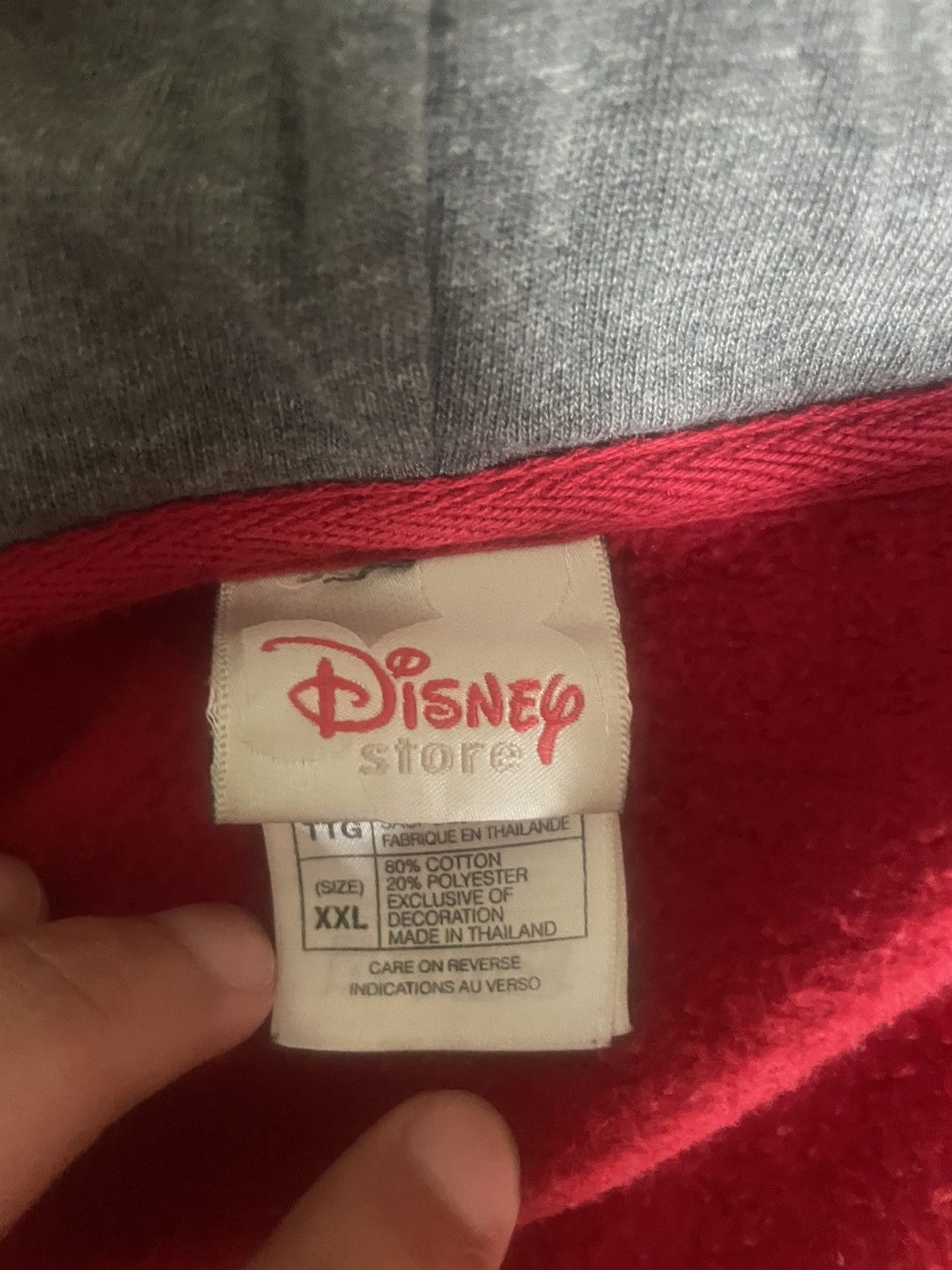 Disney Vintage Red Grumpy Hoodie size XXL Size US XXL / EU 58 / 5 - 3 Thumbnail