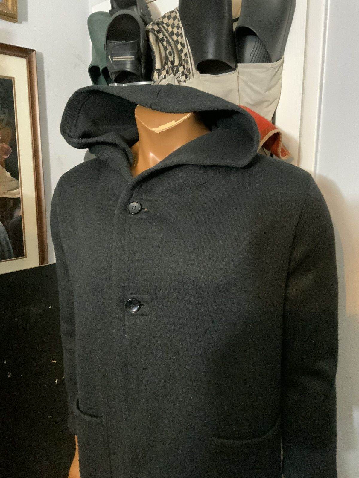 Designer × Japanese Brand GGD Made In Japan Shibuya Tokyo Hooded Knit Cardigan Sweater Size US M / EU 48-50 / 2 - 12 Thumbnail