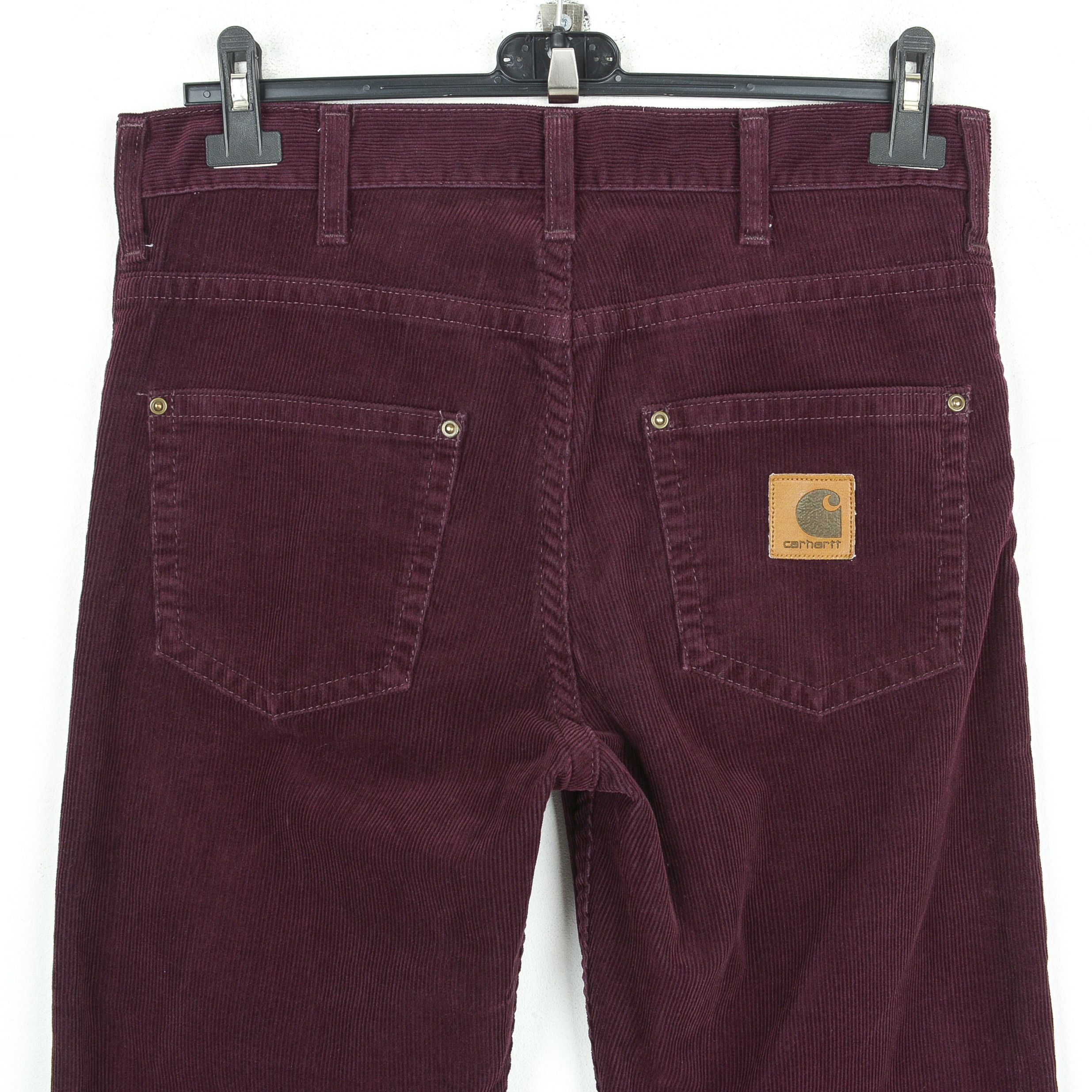 Carhartt Slim Pant Mens W29 L32 Corduroy Cords Pants Trousers Zip Fly Size US 29 - 4 Thumbnail