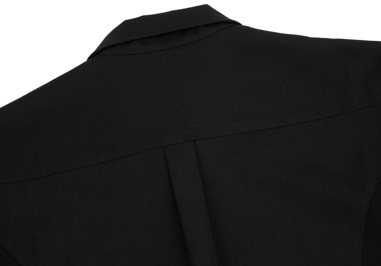 Yohji Yamamoto Yohji Yamamoto Ribbed Cuff Knit Wool Shirt Size US M / EU 48-50 / 2 - 13 Thumbnail