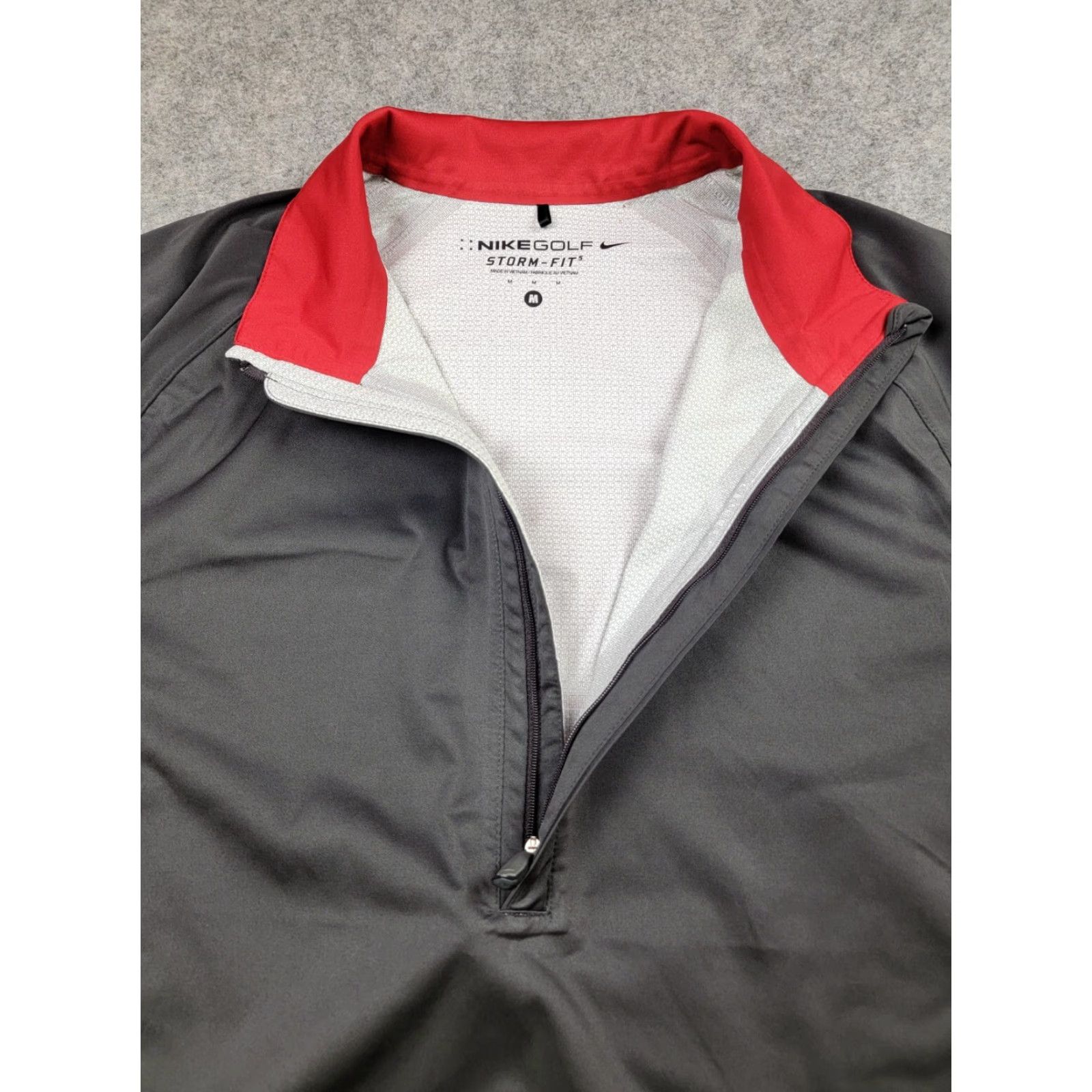 Nike Nike Golf Storm Fit Jacket Mens M Black 1/4 Zip Pullover Outdoor Sports Windbreaker Colorblock 1/4 Zip Sports Mens Size US M / EU 48-50 / 2 - 4 Thumbnail