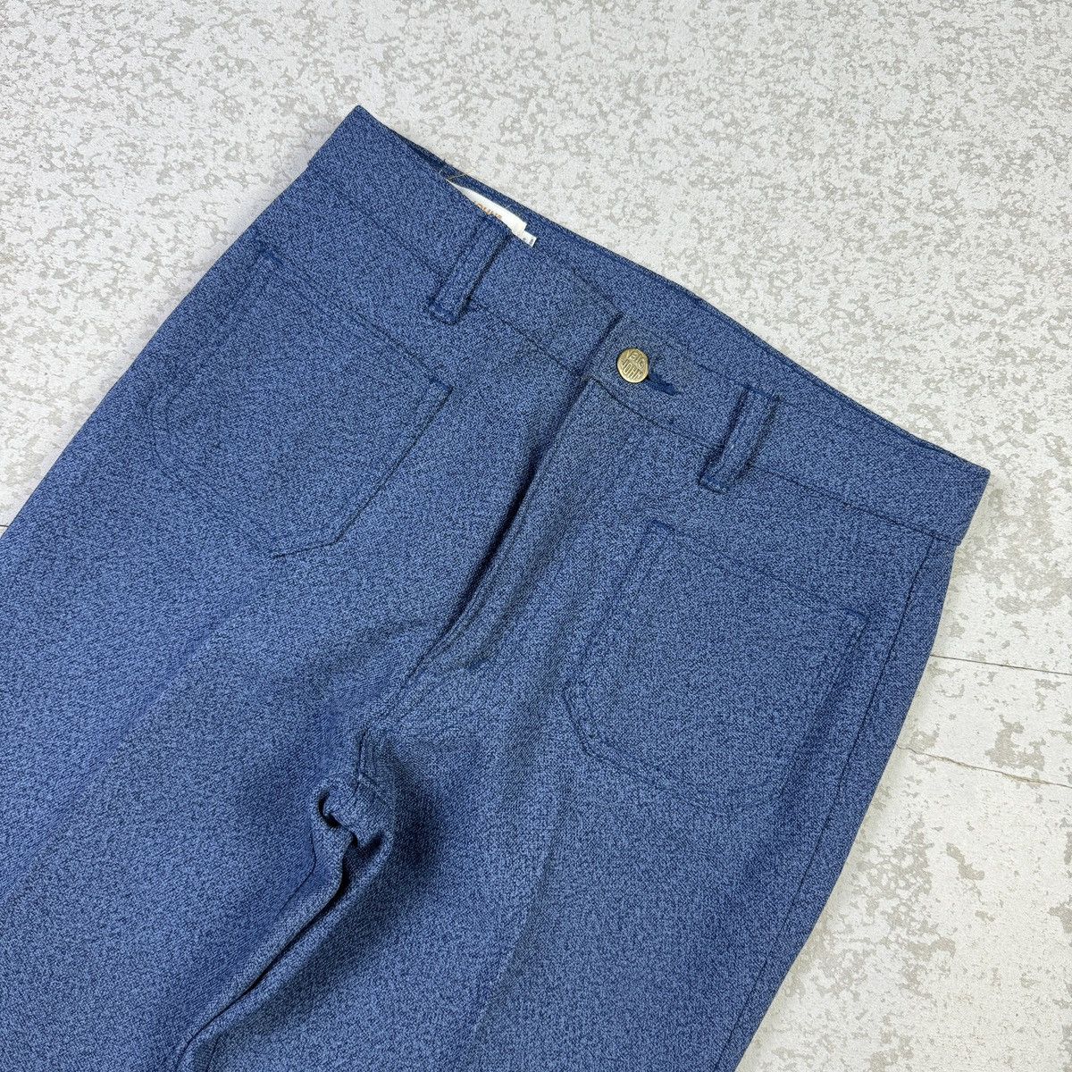 Big John × If Six Was Nine × Vintage Flare💥 Vintage Big John Big Press Pant Size US 27 - 6 Thumbnail