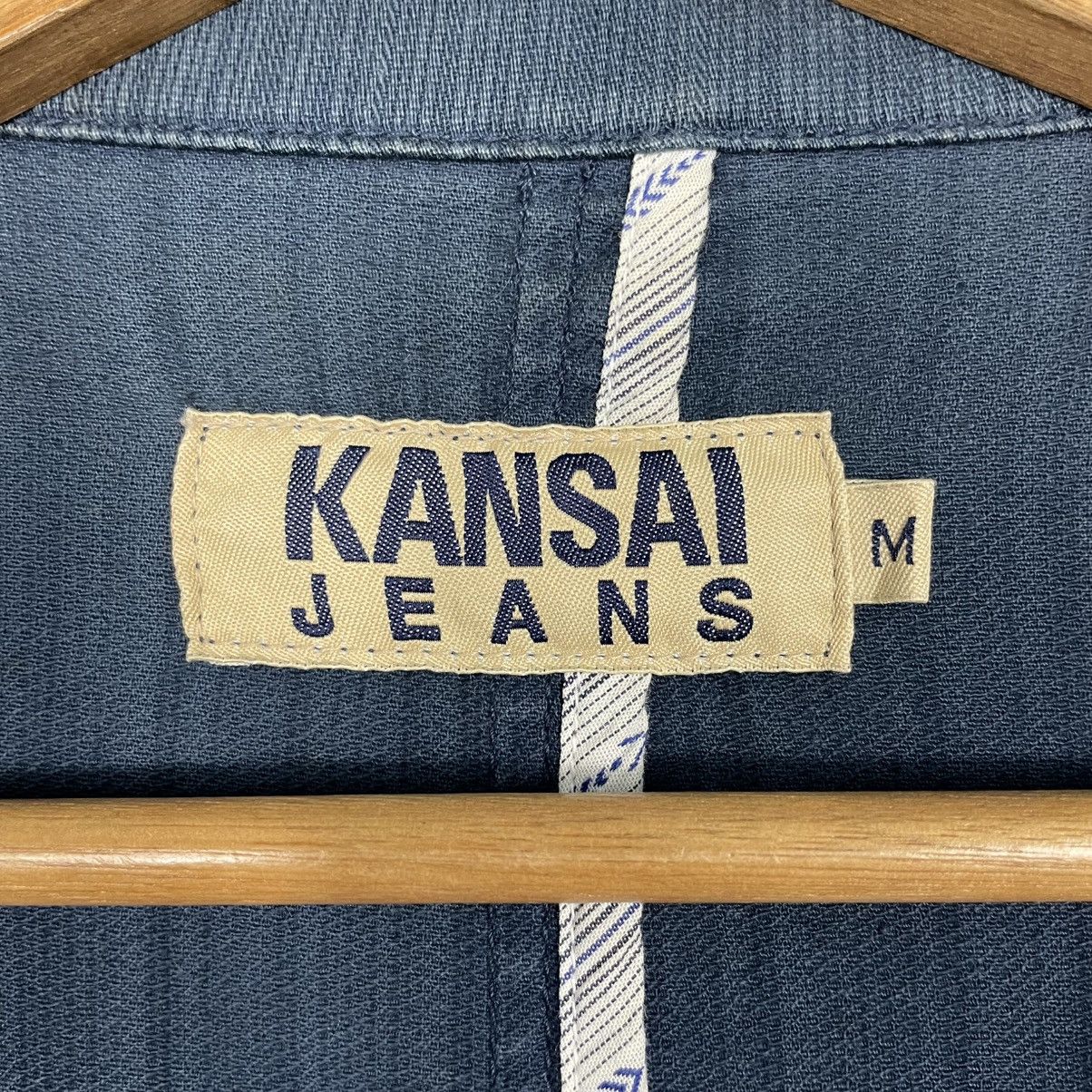 Kansai Yamamoto Kansai Yamamoto Blue Cotton Jacket Size US M / EU 48-50 / 2 - 15 Thumbnail