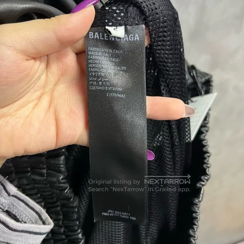Balenciaga Balenciaga Black Solid Logo Letter Print Hooded Casual Lea Size US M / EU 48-50 / 2 - 3 Thumbnail