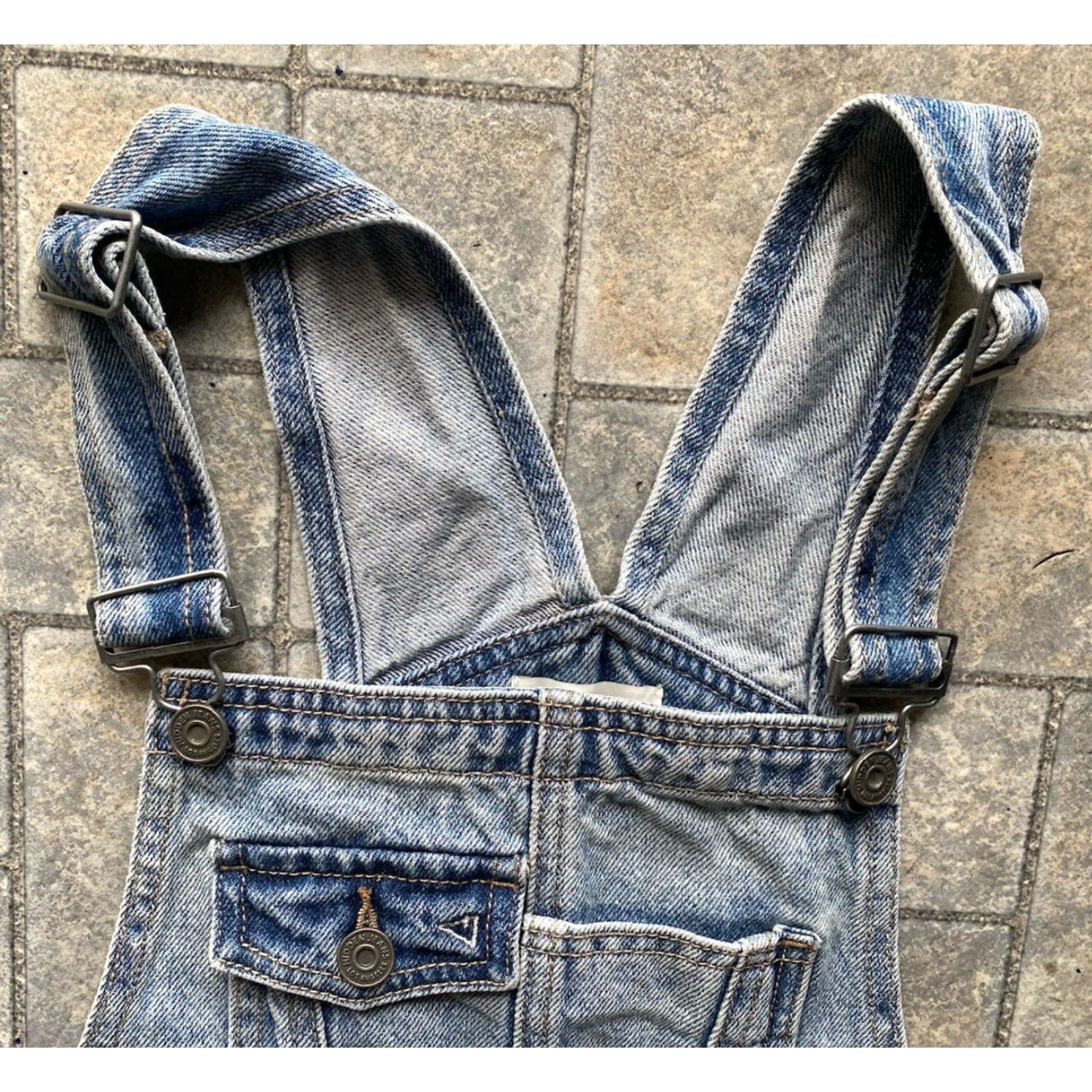 Vintage VINTAGE Hidden Los Angeles Women’s Overalls Dylan Shortall M Blue One-Piece Sleeveless Women Size 32" / US 10 / IT 46 - 7 Thumbnail