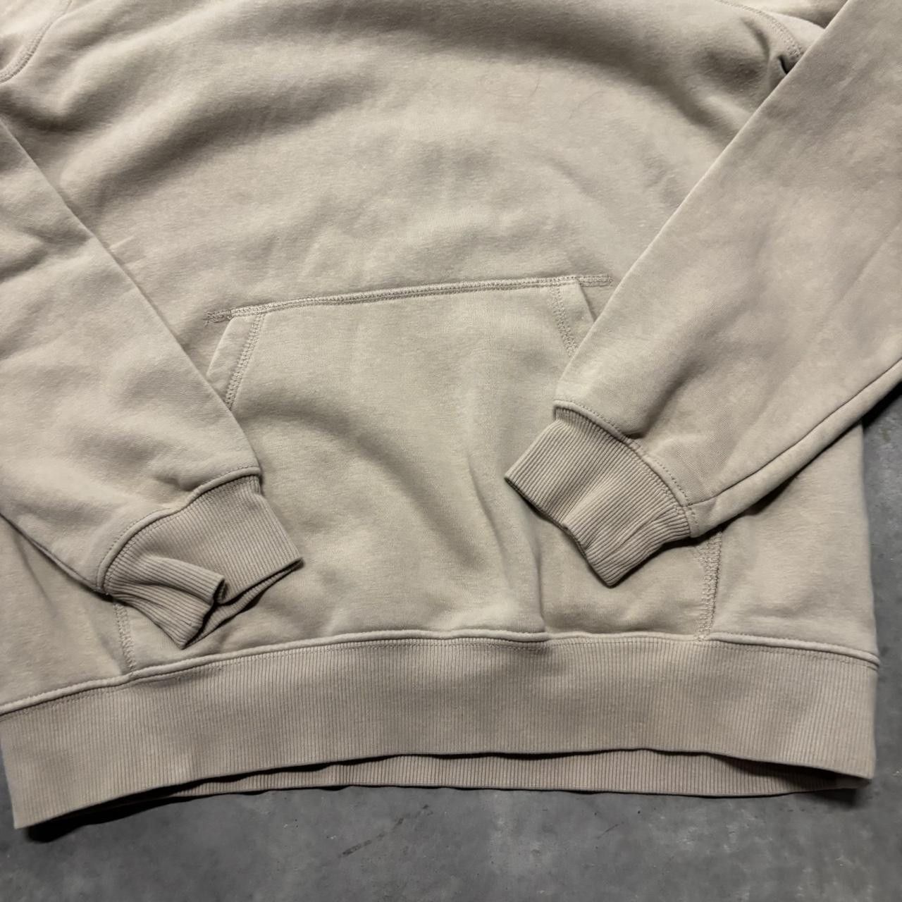 Japanese Brand × Vintage Crazy Vintage Y2K/2000s Cream Blank Streetwear Essential Hoodie! Size US S / EU 44-46 / 1 - 5 Thumbnail