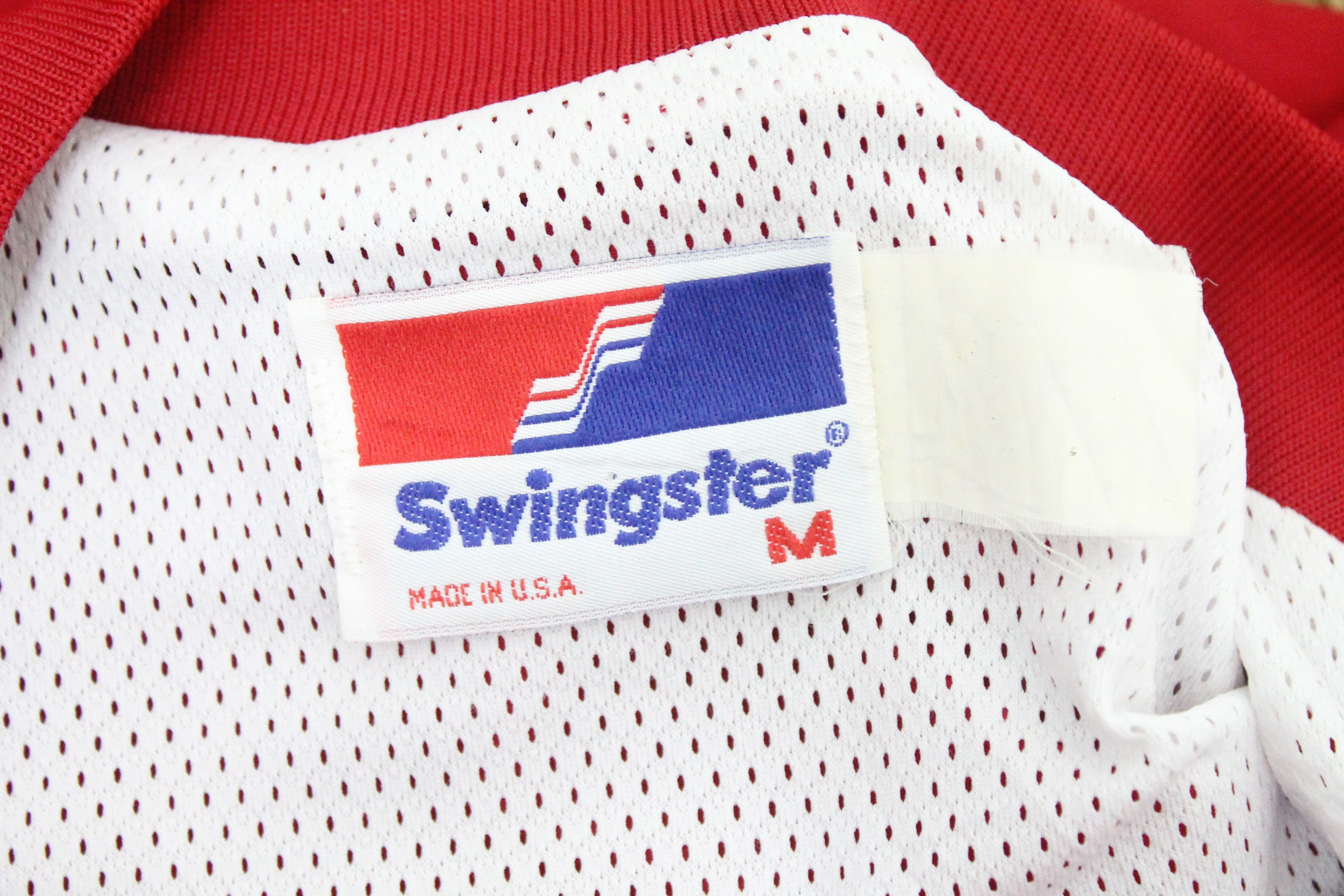 NBA Vintage SWINGSTER x CHICHAGO BULSS Jacket Made in USA. Size US M / EU 48-50 / 2 - 9 Thumbnail