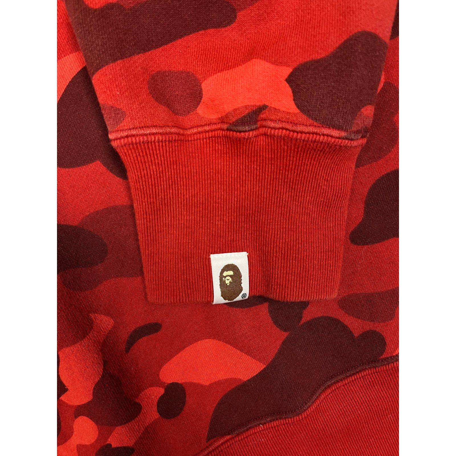 Bape BAPE x Swarovski Red Crazy Camo Crewneck Size US L / EU 52-54 / 3 - 4 Thumbnail