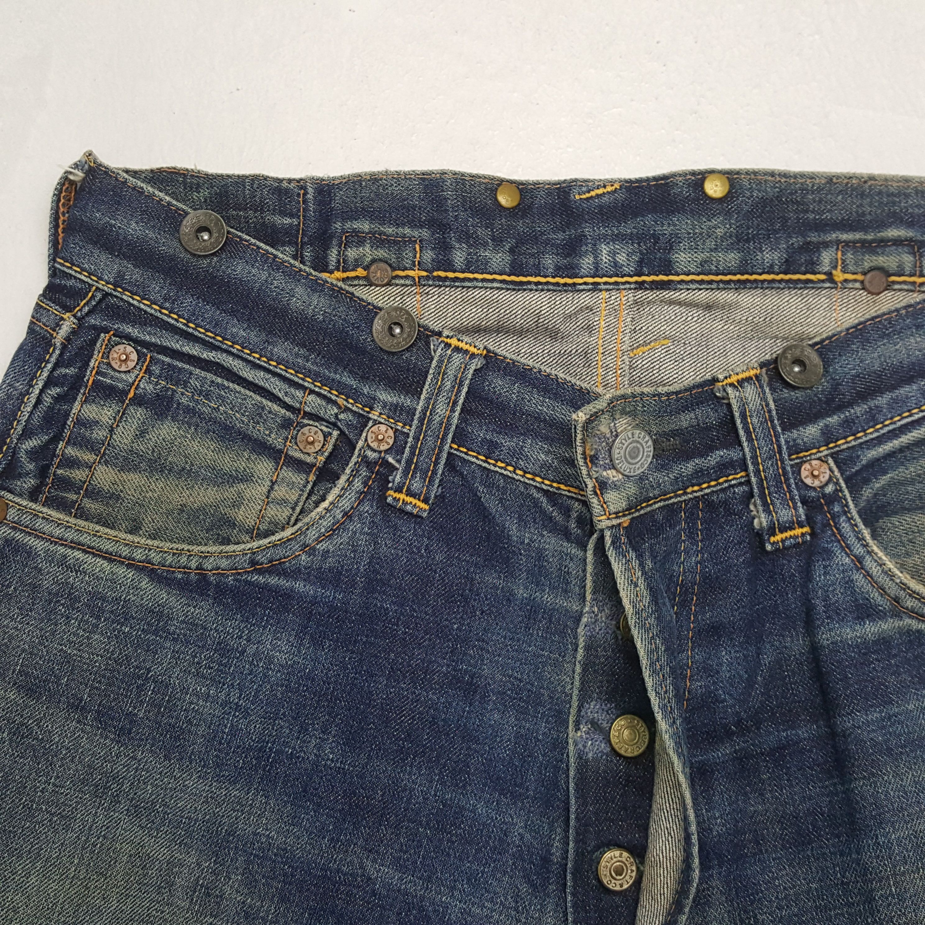 Evisu EVIS Japanese Brand Custom Daicock Jeans C280N20 Size US 31 - 8 Thumbnail
