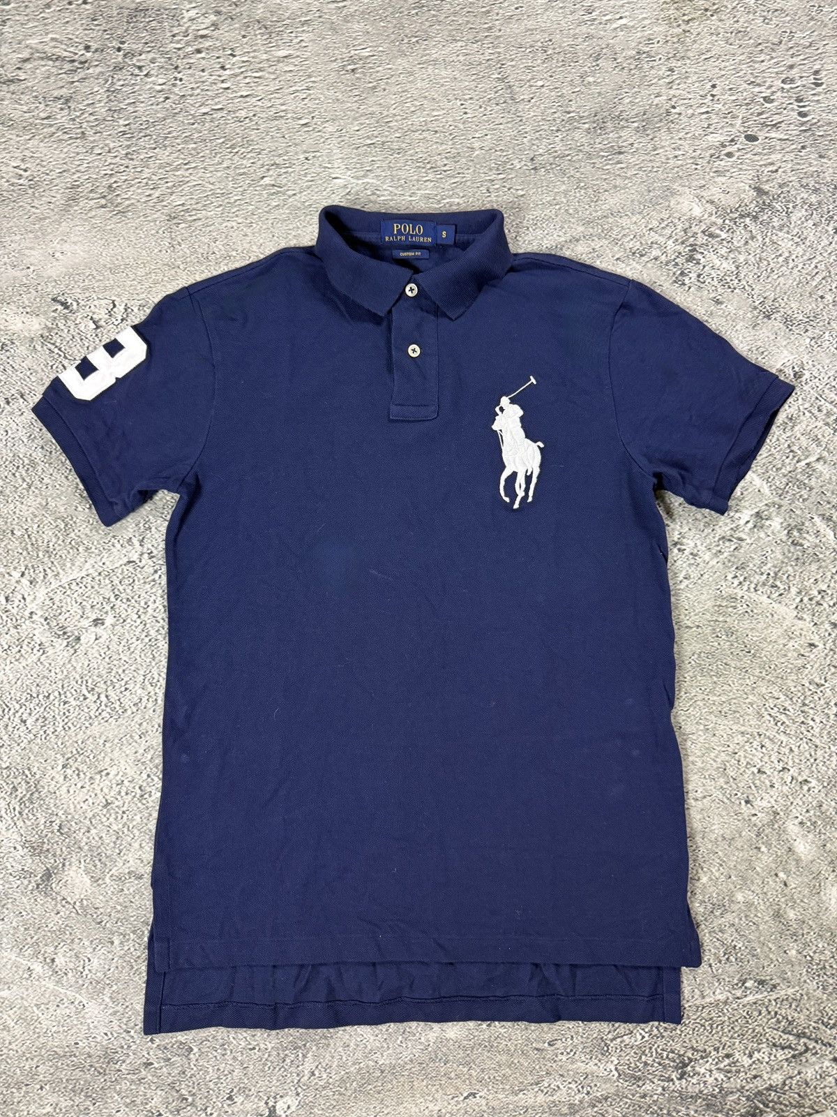 Ralph Lauren Chief Keef Polo Ralph Lauren big pony navy blue T-shirt Size US S / EU 44-46 / 1 - 1 Thumbnail