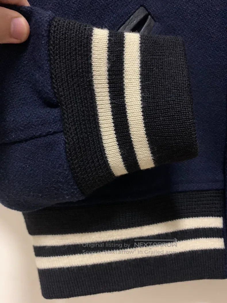Saint Laurent Paris Saint Laurent Paris Original Deep Blue Wool Patchwork Base Size US L / EU 52-54 / 3 - 7 Thumbnail