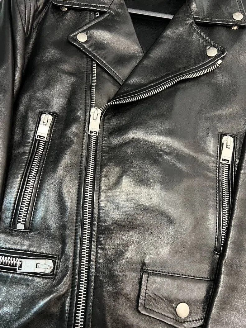 Saint Laurent Paris Saint Laurent L01 Lambskin Leather Jacket. Size US XL / EU 56 / 4 - 4 Thumbnail