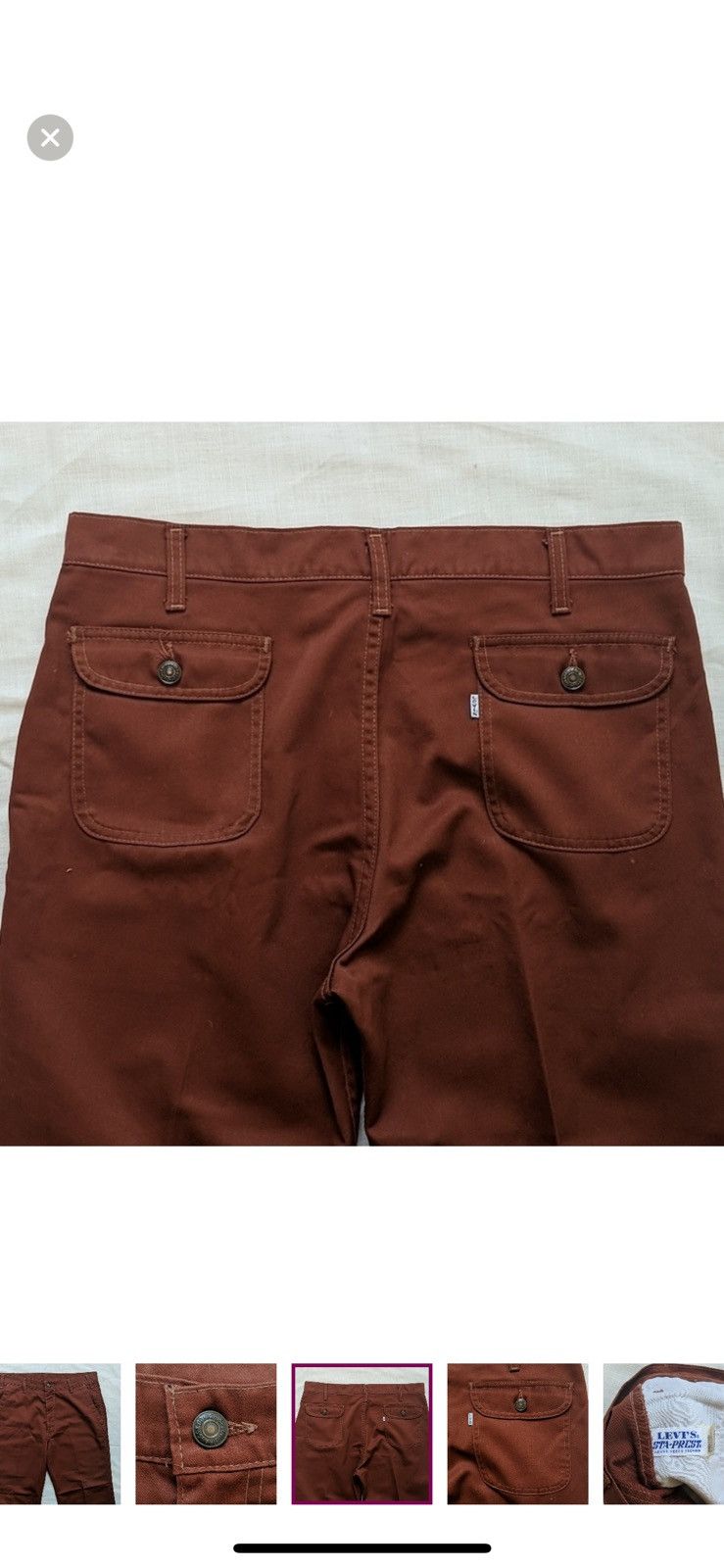 Levi's Vintage Clothing Vintage 70s Levi’s Flared trousers Size US 36 / EU 52 - 5 Thumbnail