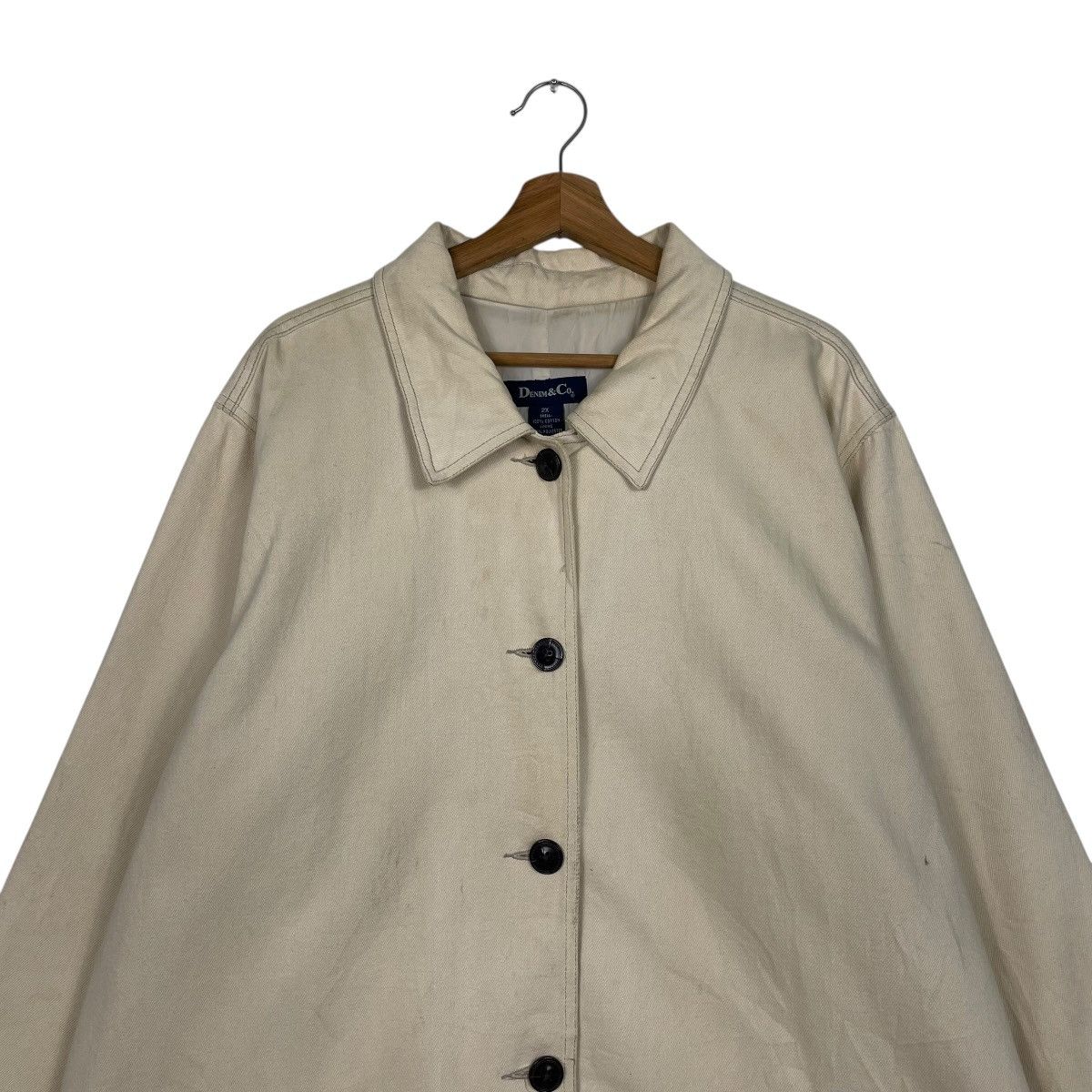Denim & Co. Denim & Co Overcoat Size US XL / EU 56 / 4 - 2 Thumbnail