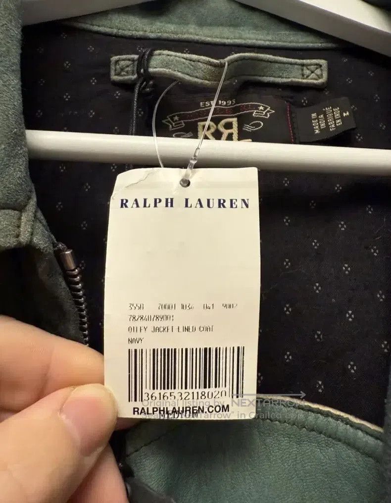 RRL Ralph Lauren RRL Ralph Lauren Indigo Leather Jacket Size US M / EU 48-50 / 2 - 9 Thumbnail
