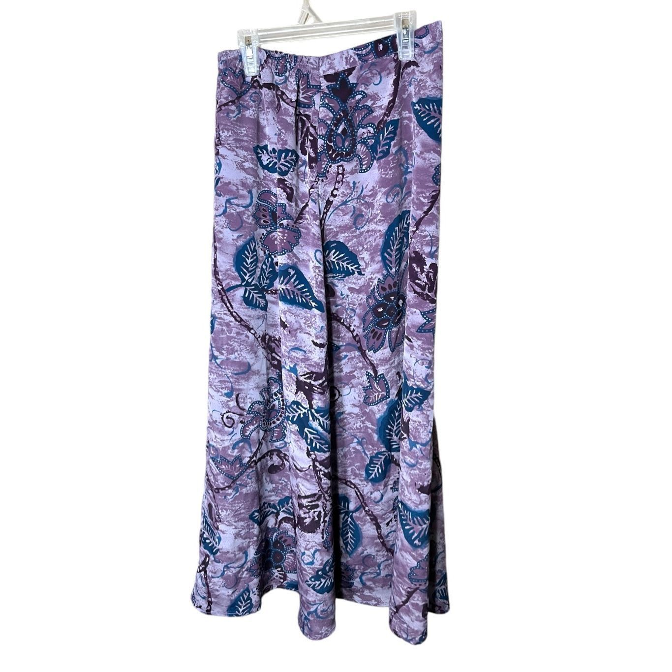 Other Vintage Sharon Anthony 90s Purple Maxi Skirt Size M Size 27" / US 4 / IT 40 - 4 Thumbnail
