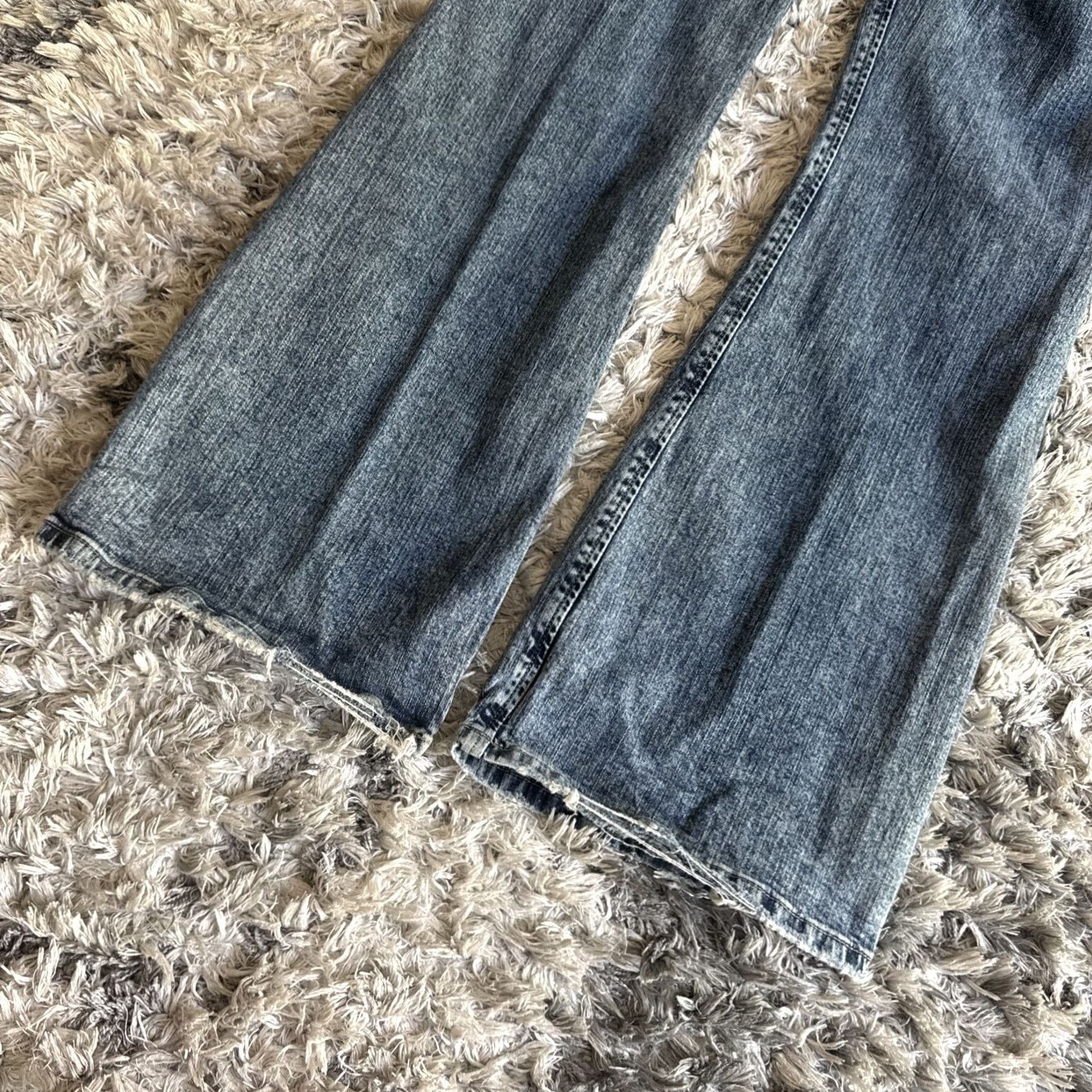 Silver Jeans Co. VINTAGE Silver Jeans Jeans Women's Blue Denim Embroidered Y2K Stretch Bootcut 32x33 Womens Size 24" / US 00 / IT 34 - 2 Thumbnail