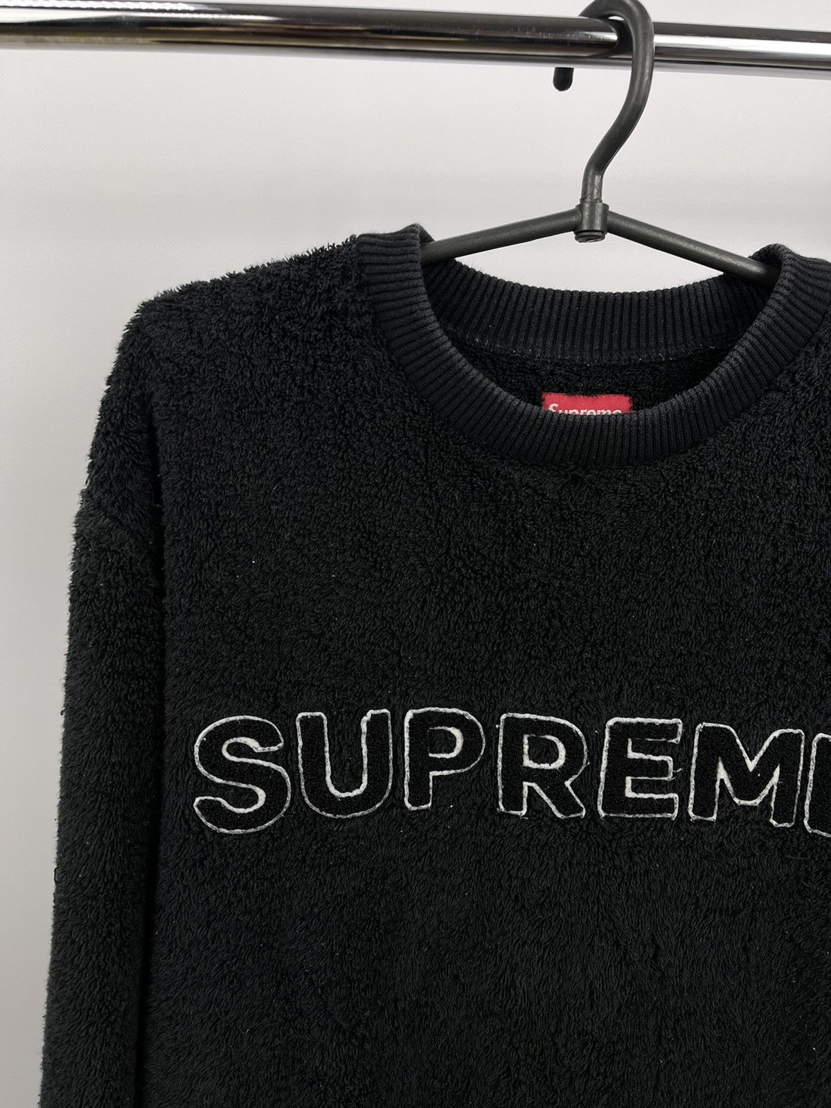 Supreme Supreme Sweatshirt Tabi Black Big Logo Size L Size US L / EU 52-54 / 3 - 2 Thumbnail
