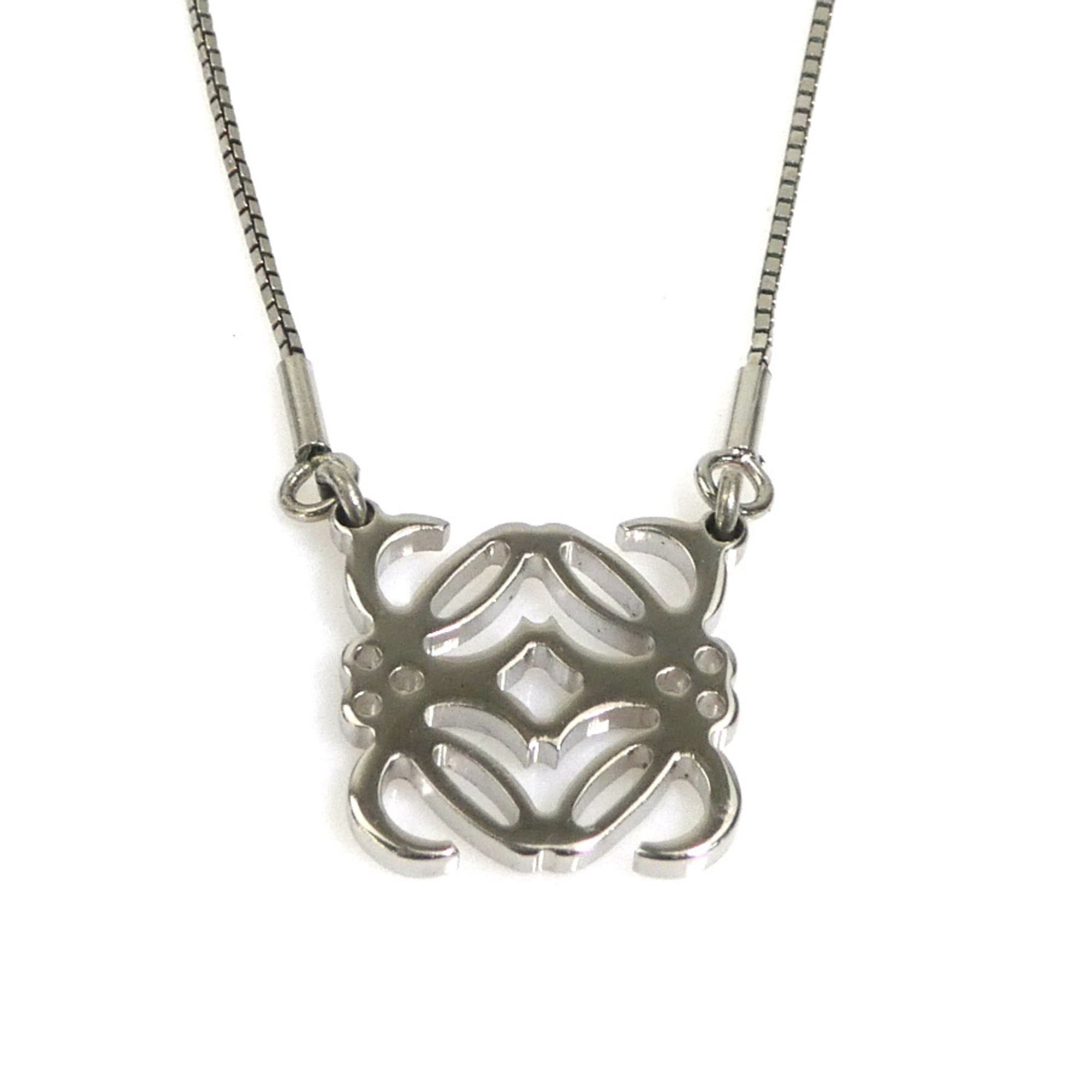 Loewe Loewe Anagram Metal Silver Necklace for Women (r11195i) Size ONE SIZE - 1 Thumbnail