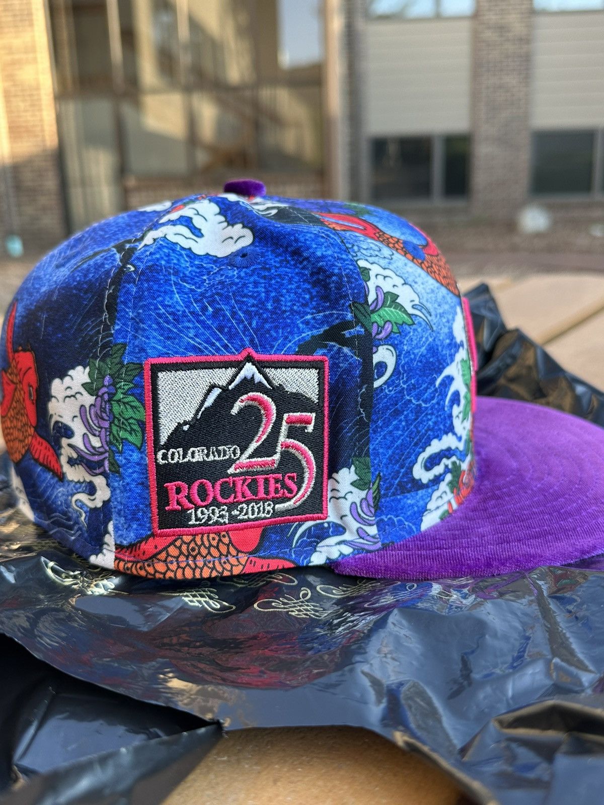 Hat Club × MyFitteds × New Era (7 3/8) Colorado Rockies 25th Anniversary Koi Pond Rockwell Size ONE SIZE - 2 Thumbnail