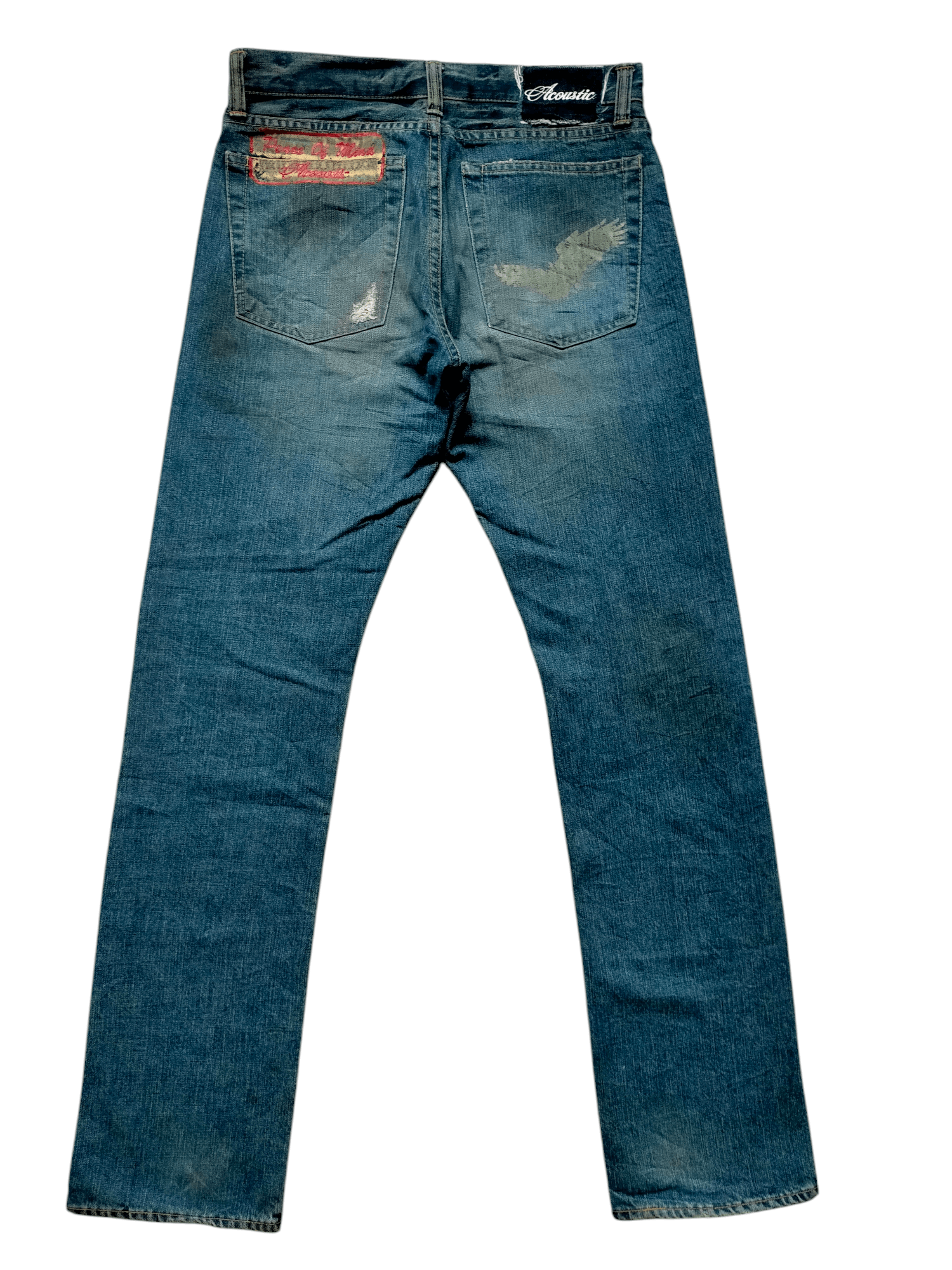Hysteric Glamour × Japanese Brand Made in Japan Acoustic Denim Pants Size US 31 - 2 Thumbnail