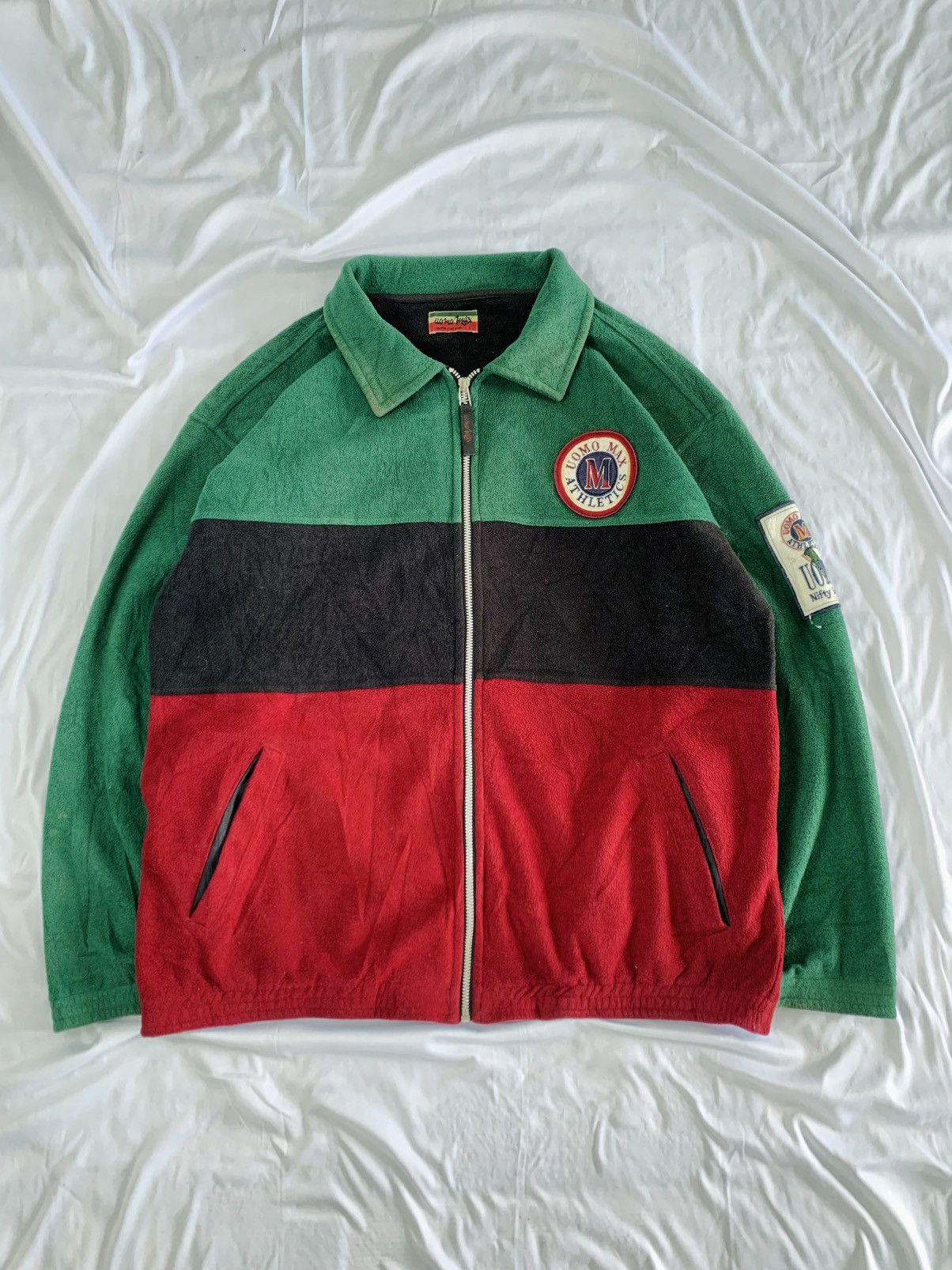 Designer Designer vintage uomo max fleece jacket Size US L / EU 52-54 / 3 - 1 Thumbnail