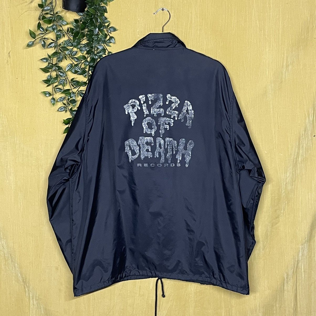 Band Tees × Rock Band × Vintage Vintage 90s Pizza Of Death Records Coach  jacket | Grailed