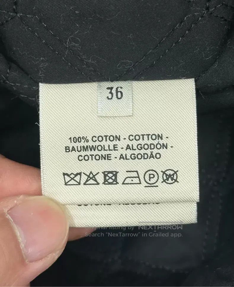 Hermes Hermes Navy Blue Checkered Cotton Coat Windbreaker Jacket Size XS / US 0-2 / IT 36-38 - 4 Thumbnail