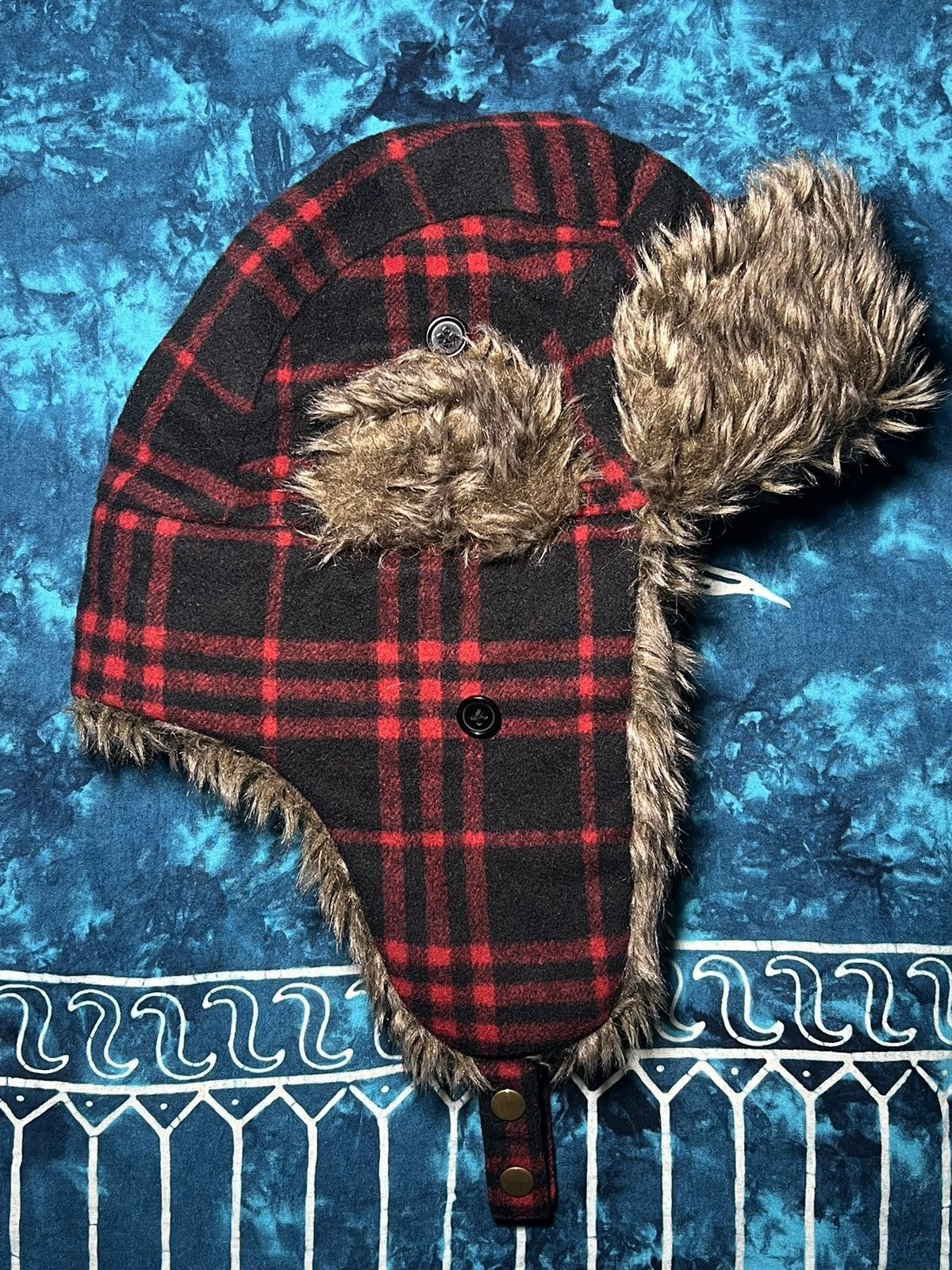 Japanese Brand Vitnage Y2K Dakine ushanka hat beanie street style Size ONE SIZE - 5 Thumbnail