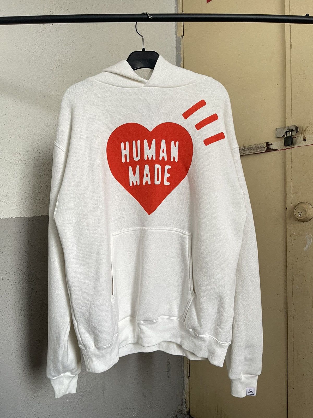 HUMAN MADE HEART SWEAT HOODIE White