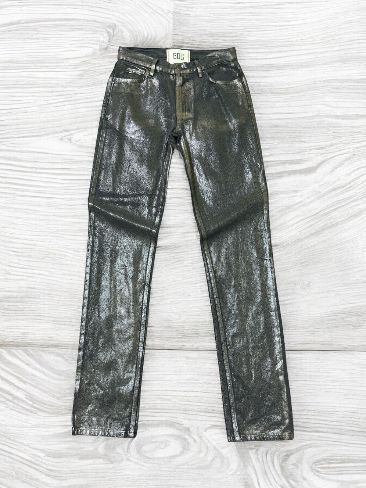 パンツ 06SS Dior HOMME coating denim's black 2000s Dior Homme polyurethane coated denim
