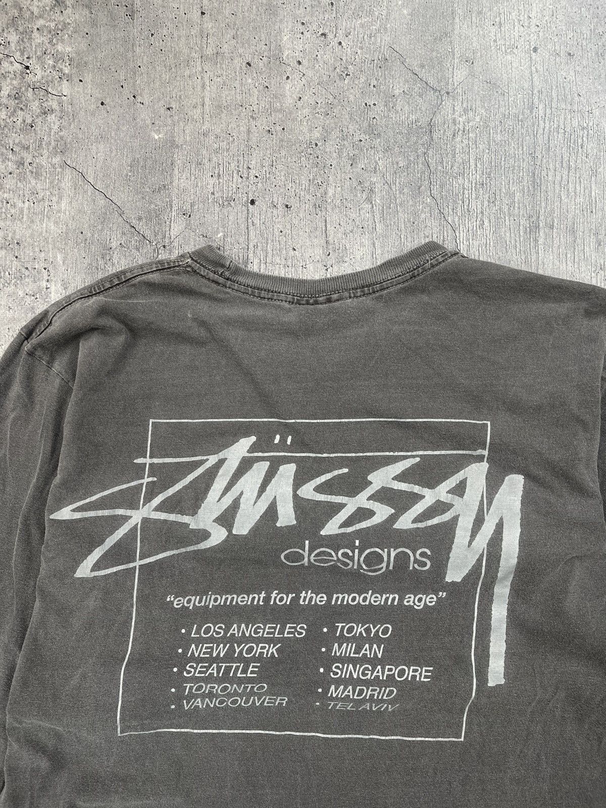 Stussy Stussy Y2K Big Logo Long Sleeve Size US S / EU 44-46 / 1 - 6 Thumbnail