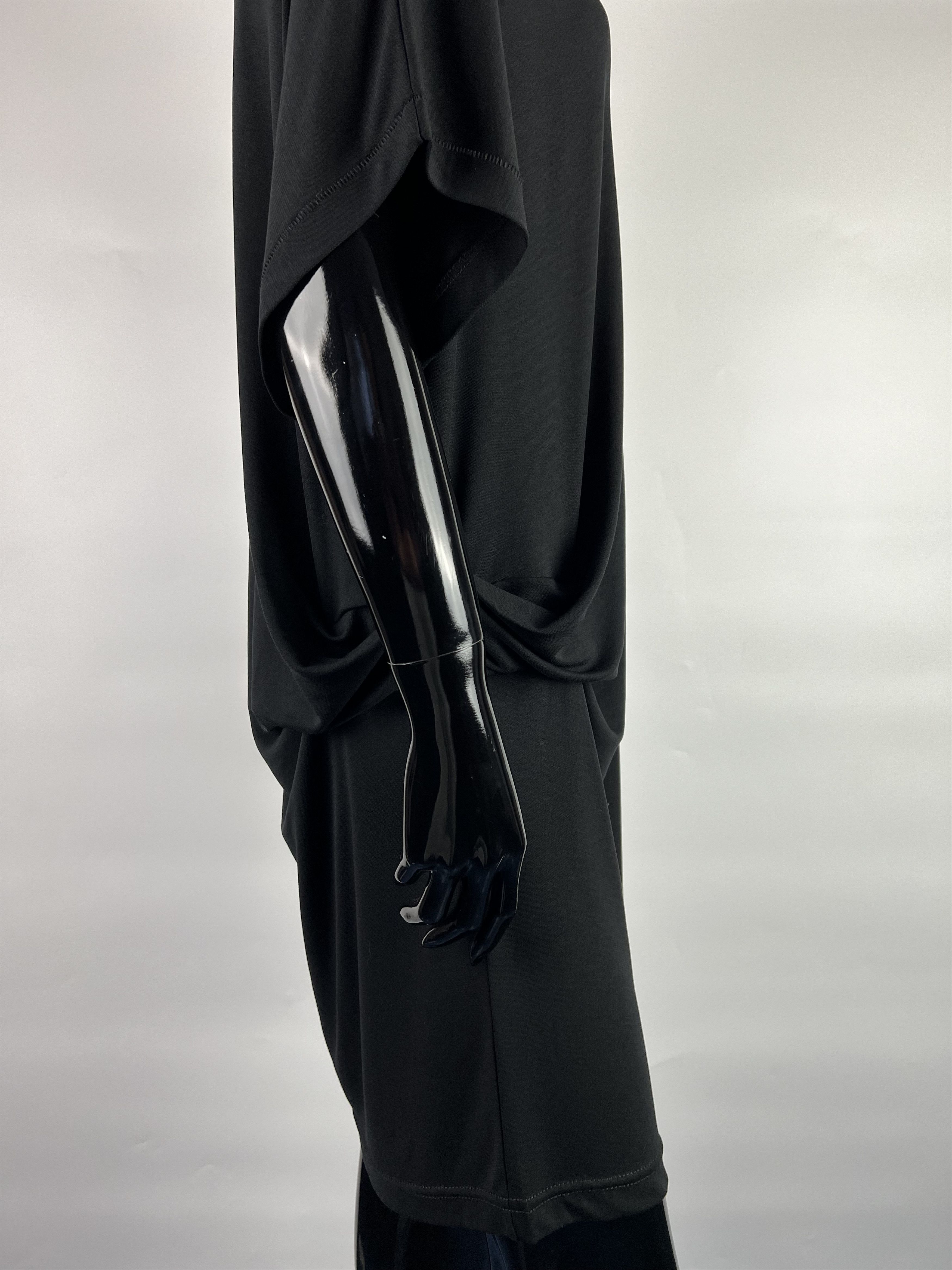 By Malene Birger By Malene Birger Black Draped Dress Size M/L Size M / US 6-8 / IT 42-44 - 3 Thumbnail