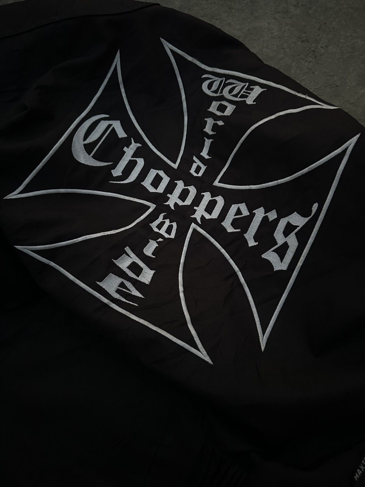 West Coast Choppers Rare Vintage Y2K West Coast Choppers iron cross biker jacket Size US L / EU 52-54 / 3 - 8 Thumbnail