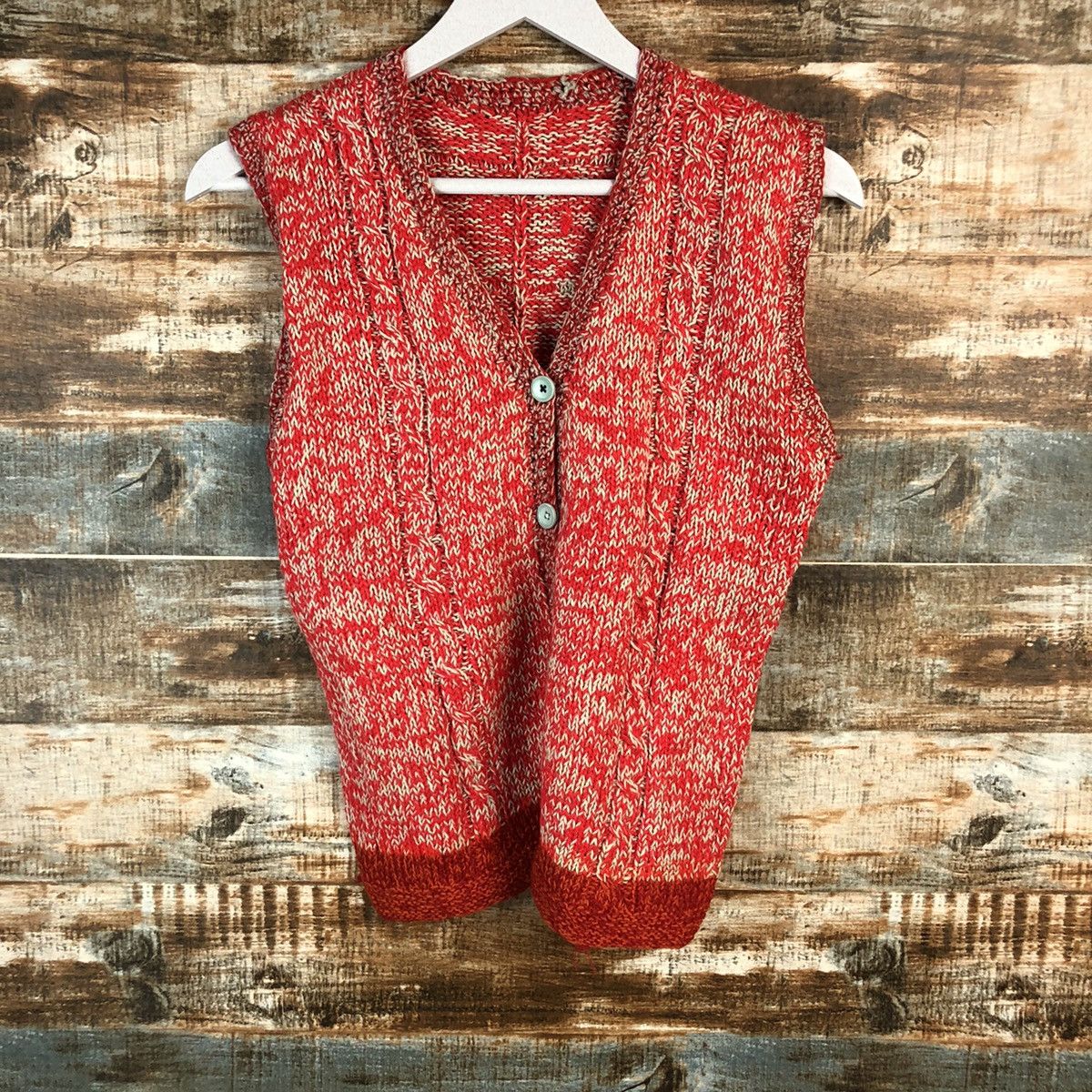 Japanese Brand Japanese Brand Red Vest #A1551 Size XS / US 0-2 / IT 36-38 - 3 Thumbnail