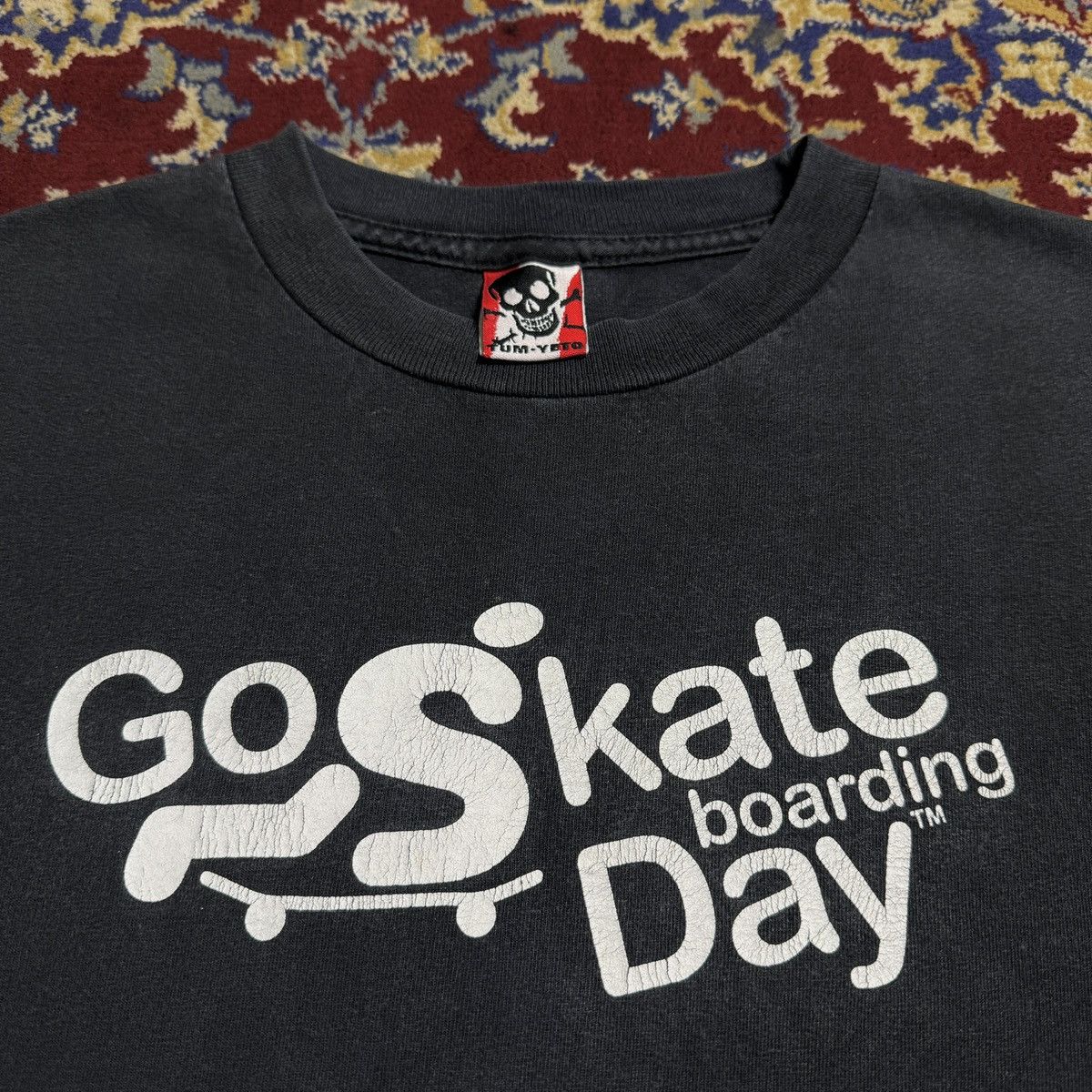 Toy Machine Vintage 2000s GO skateboarding day by Tum Yeto Y2K t-shirt Size US M / EU 48-50 / 2 - 2 Thumbnail