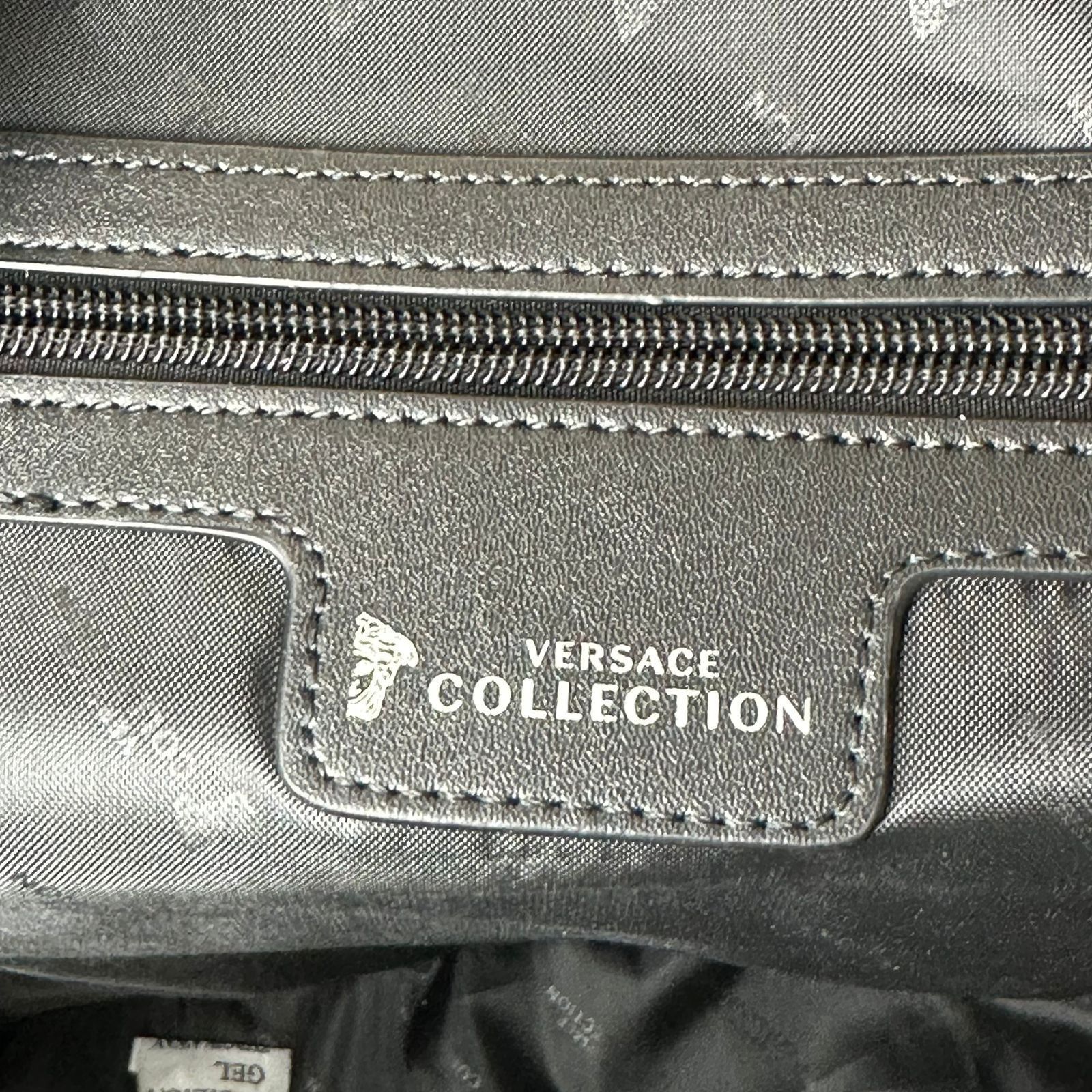 Versace VERSACE COLLECTION BLACK NYLON BACKPACK WITH LOGO Size ONE SIZE - 6 Thumbnail