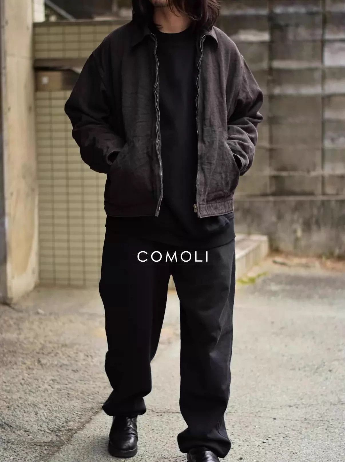 Comoli COMOLI Hemp Duck Zip Short Jacket Brown 1 26ss Size US S / EU 44-46 / 1 - 3 Thumbnail