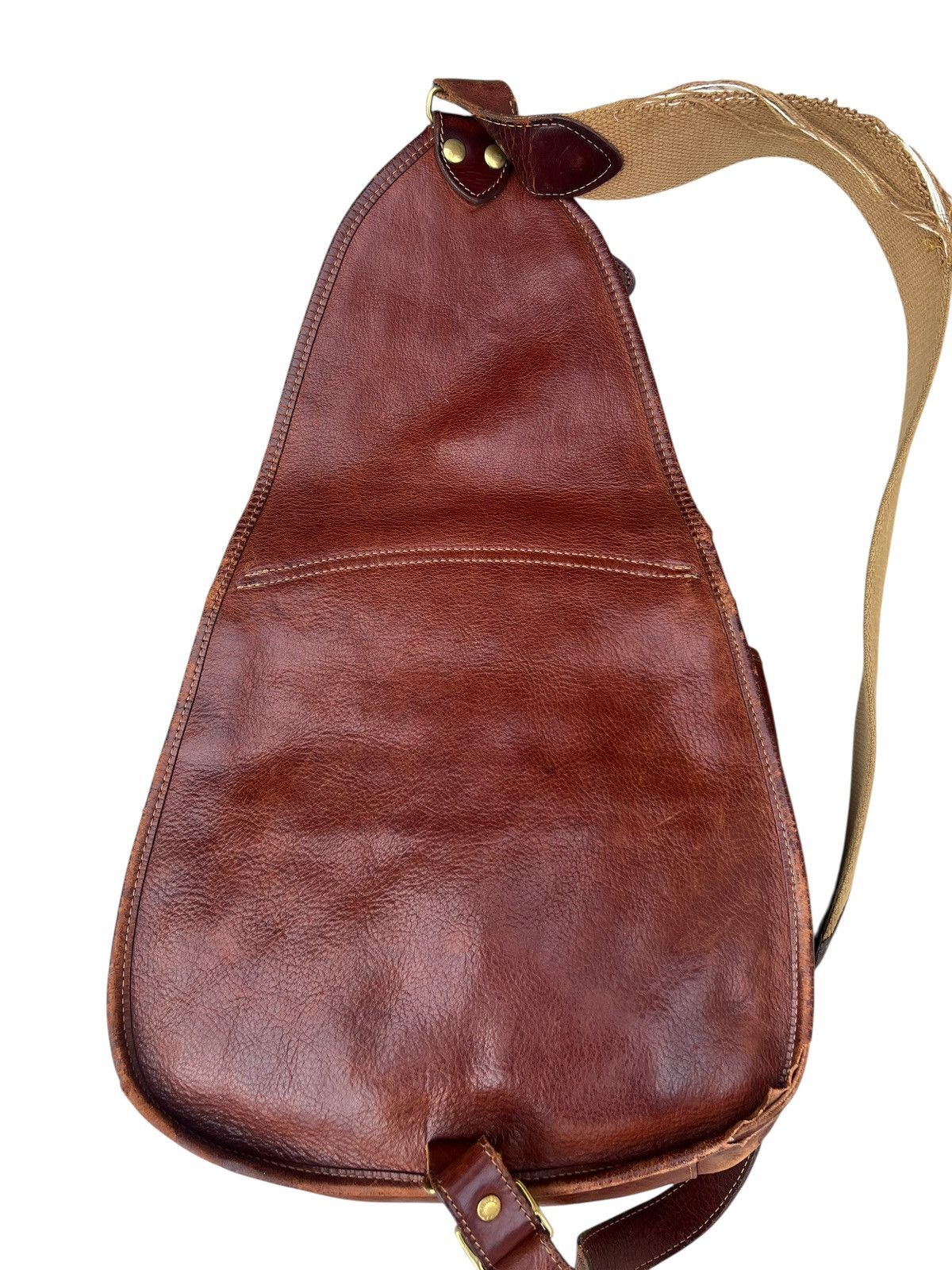 Leather Distressed Patina Leather Cross Body Bag Marley Hodgson Size ONE SIZE - 10 Thumbnail