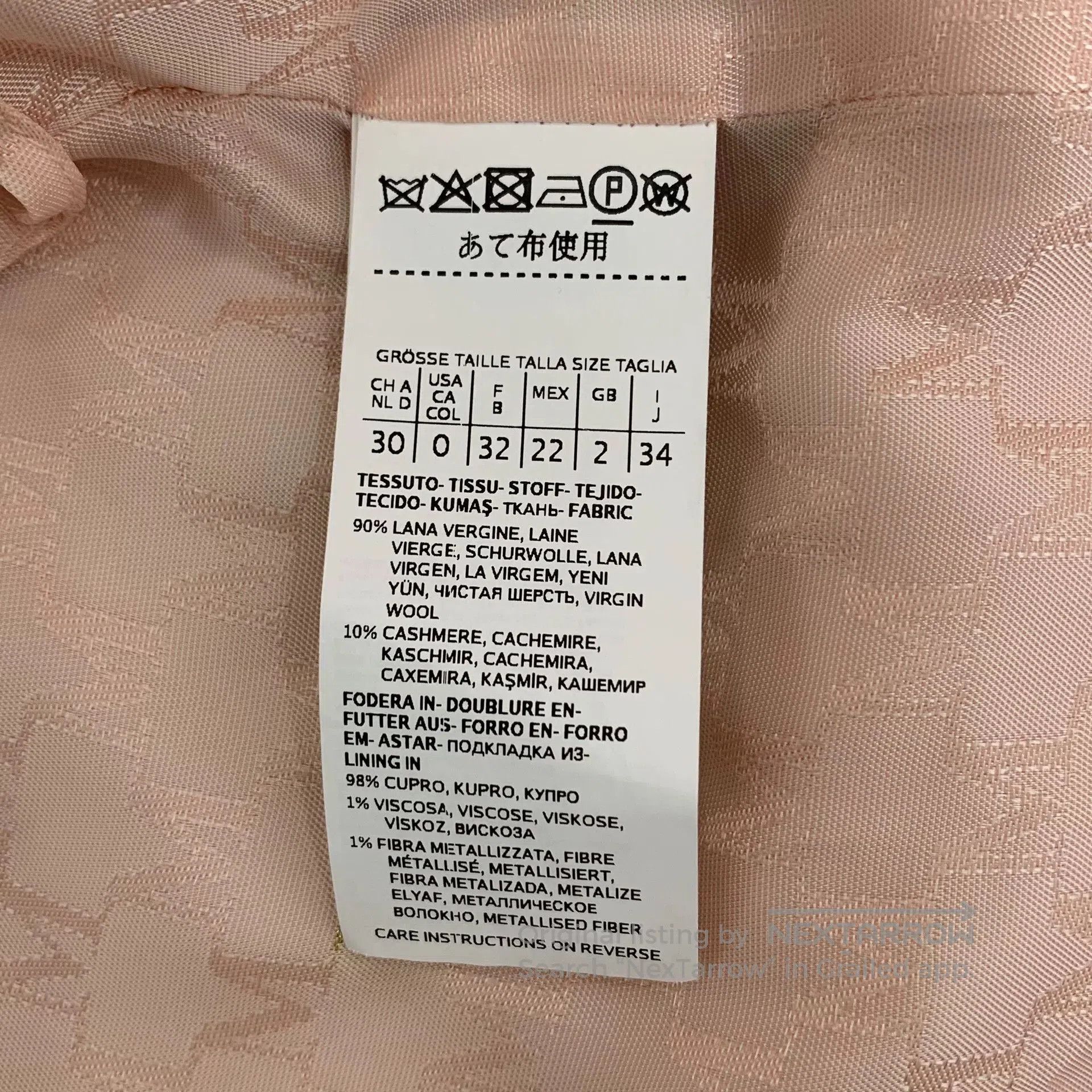 Other Maxmara Pink Double-Breasted Wool Coat. Size US XXS / EU 40 - 7 Thumbnail