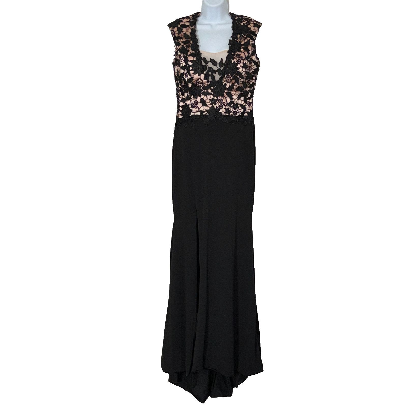 Other IZIDRESS Dress Womens Pink Black Sleeveless Formal Gown Size L / US 10 / IT 46 - 1 Thumbnail