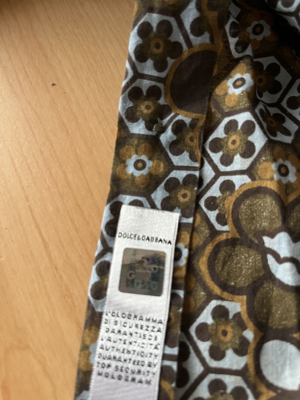 Dolce & Gabbana Ittierre brown floral print button down shirt Size US M / EU 48-50 / 2 - 11 Thumbnail