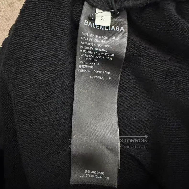 Balenciaga Balenciaga size S Faded Distressed Logo Print Long Pants Size US 27 - 4 Thumbnail