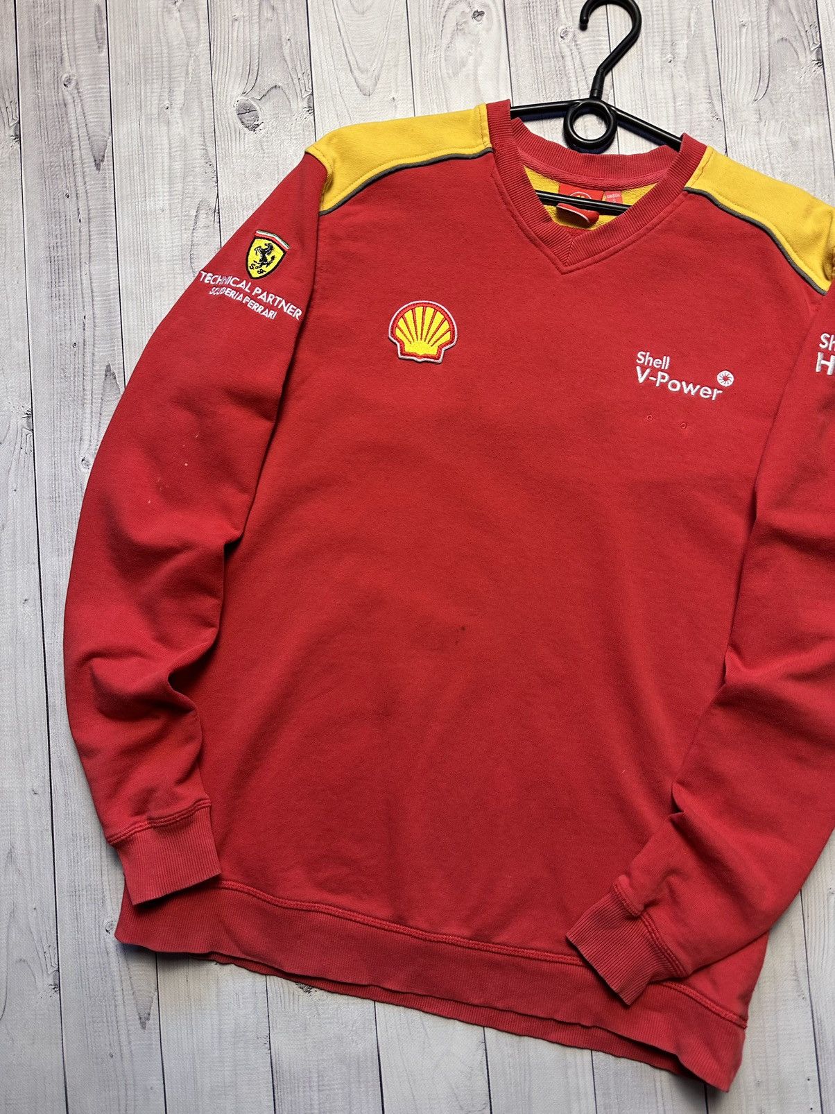 Ferrari × Vintage Vintage Ferrari shell big logo racing sweatshirt size S Size US S / EU 44-46 / 1 - 2 Thumbnail