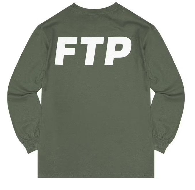 Fuck The Population FTP OLIVE LOGO TEE Size US L / EU 52-54 / 3 - 3 Thumbnail