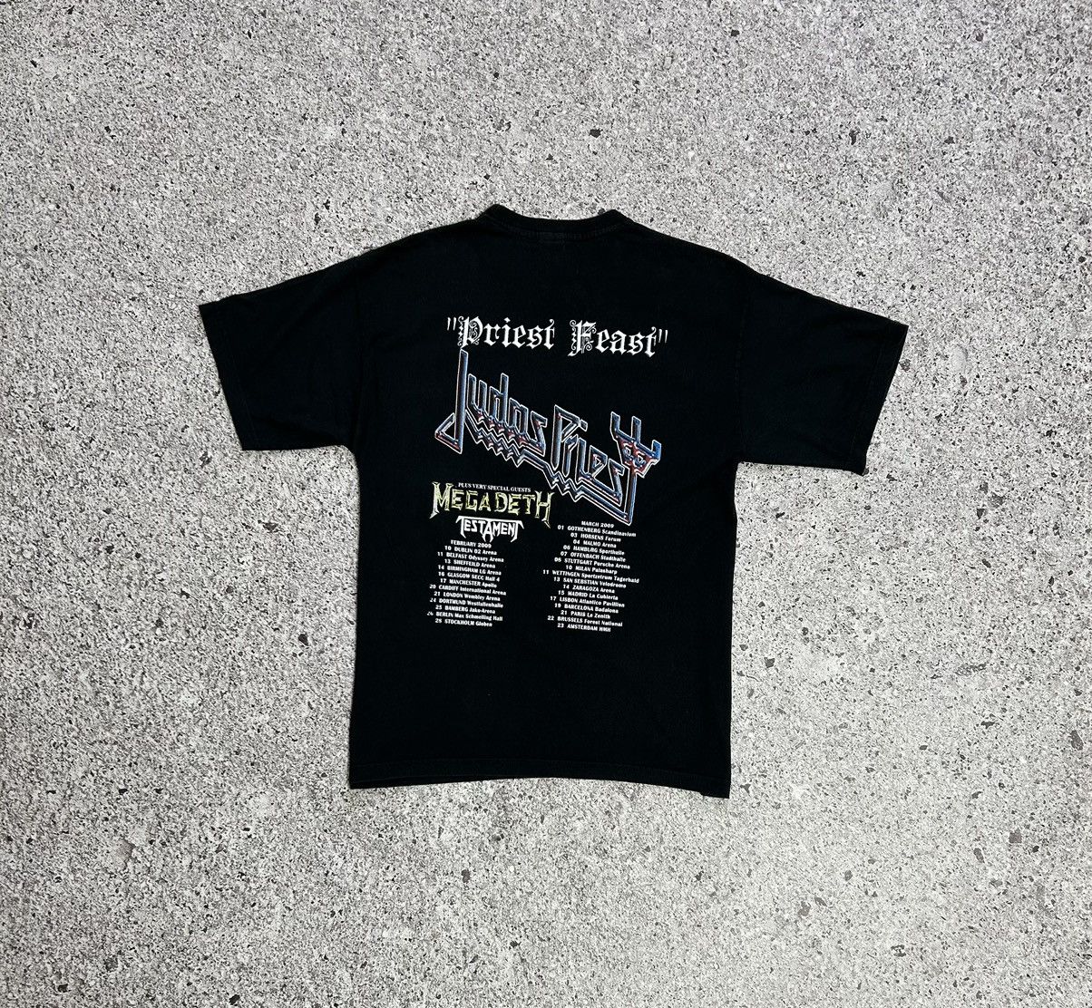 Band Tees × Judas Priest Vintage 2009 Judas Priest Nostradamus Tour Band Rock T-Shirt Size US XL / EU 56 / 4 - 6 Thumbnail