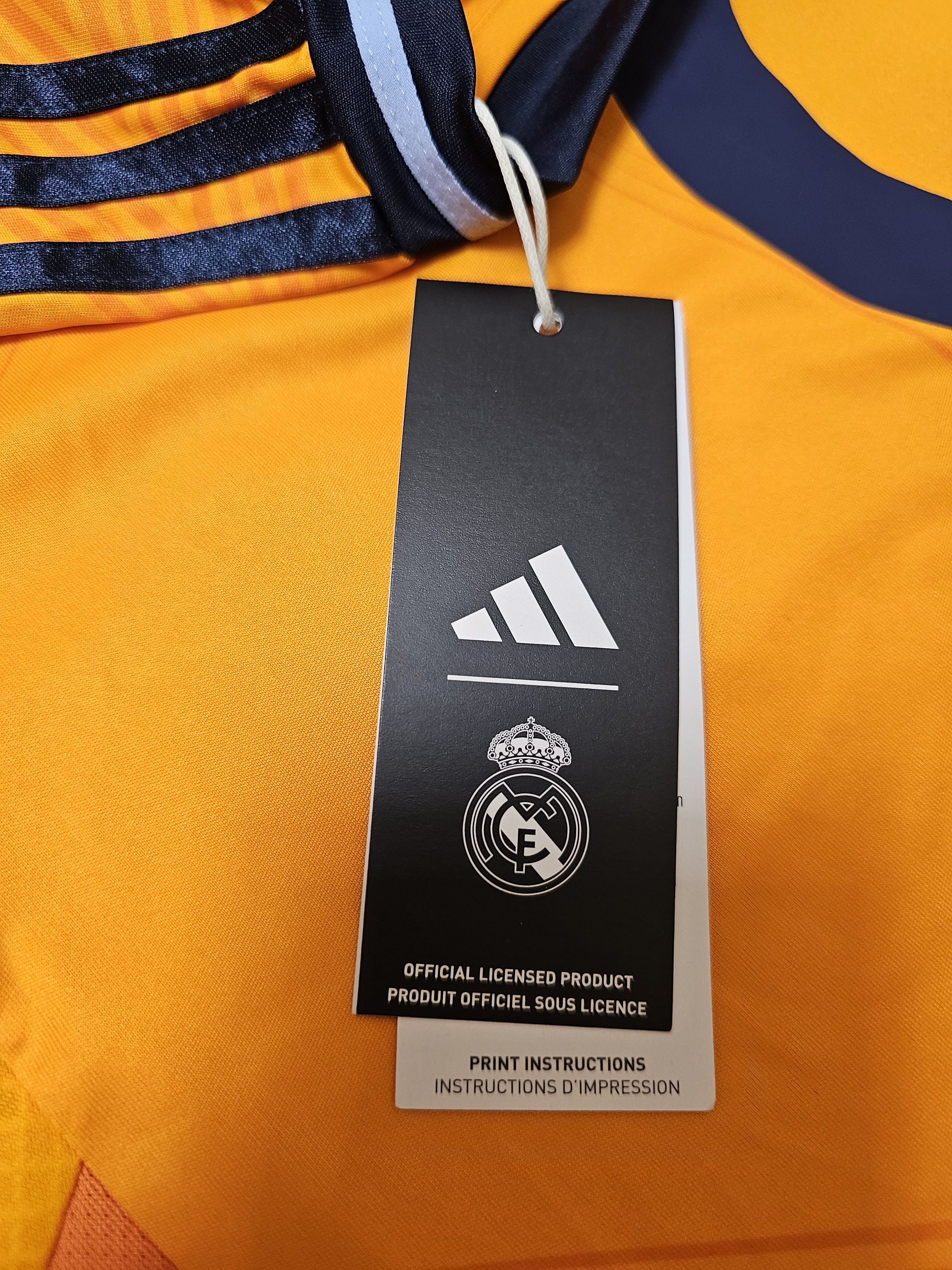 Adidas REAL MADRID 2024 2025 MBAPPE AWAY FOOTBALL SOCCER JERSEY Size US XL / EU 56 / 4 - 6 Thumbnail